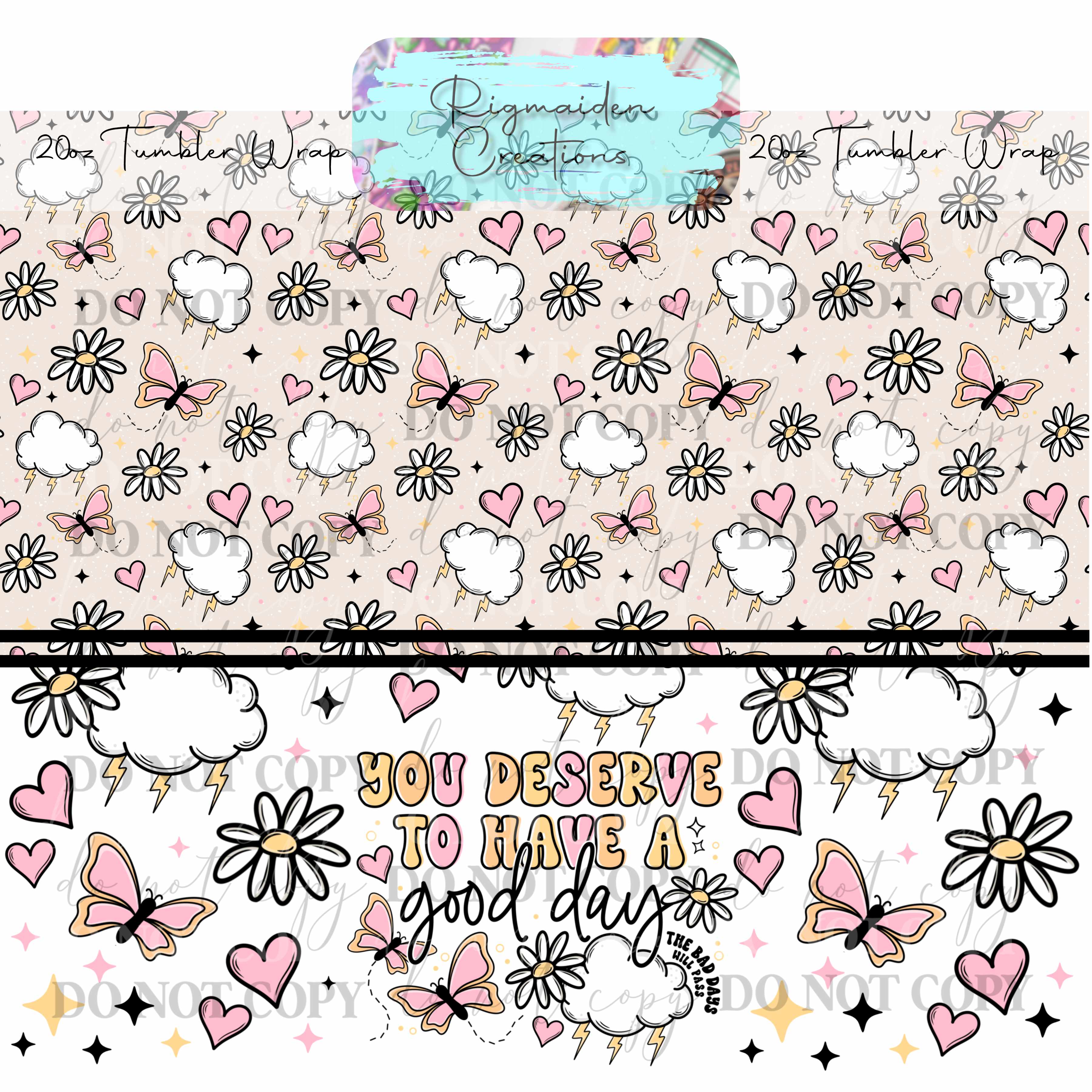 Electric Love - 20oz Tumbler Wrap