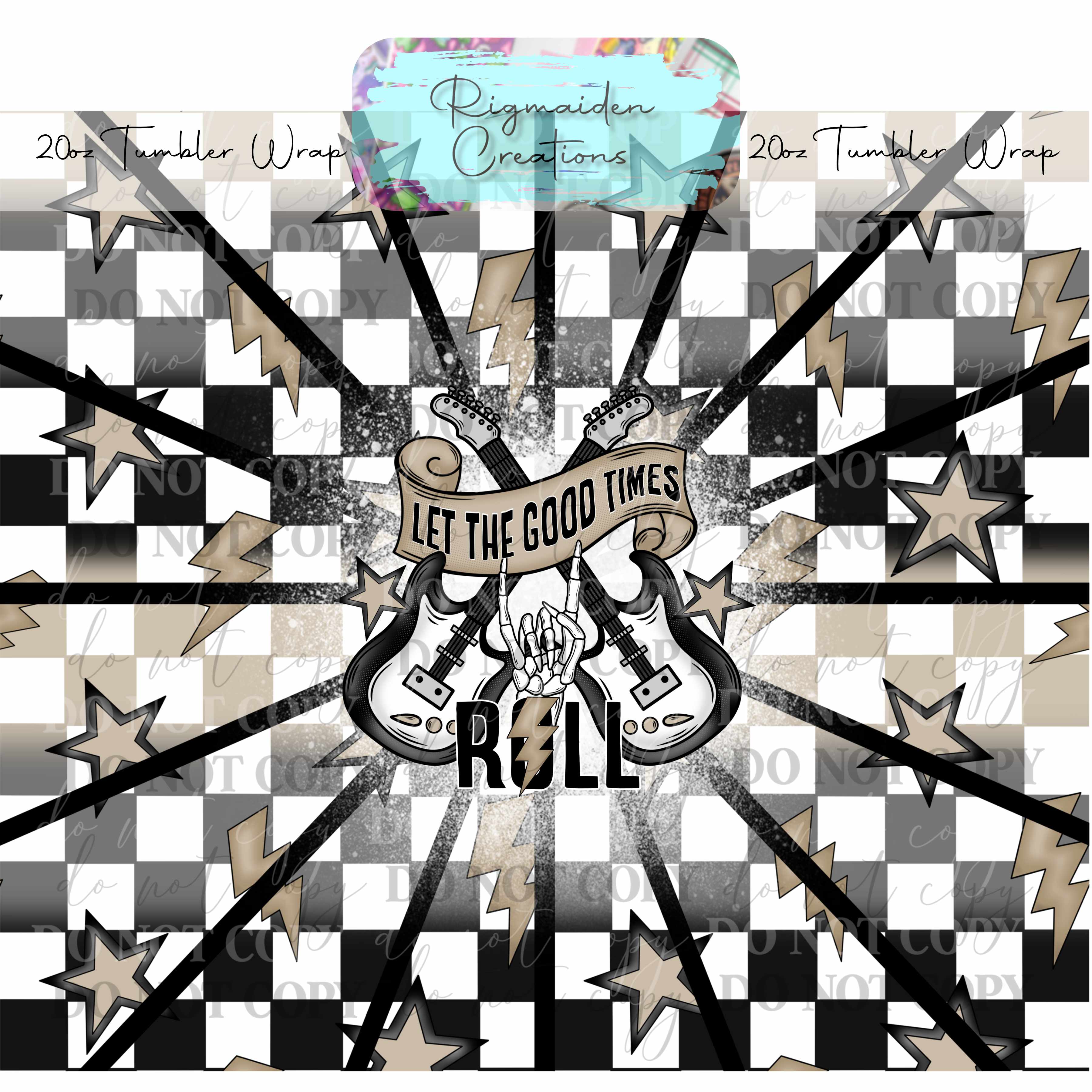 Rock On - 20oz Tumbler Wrap