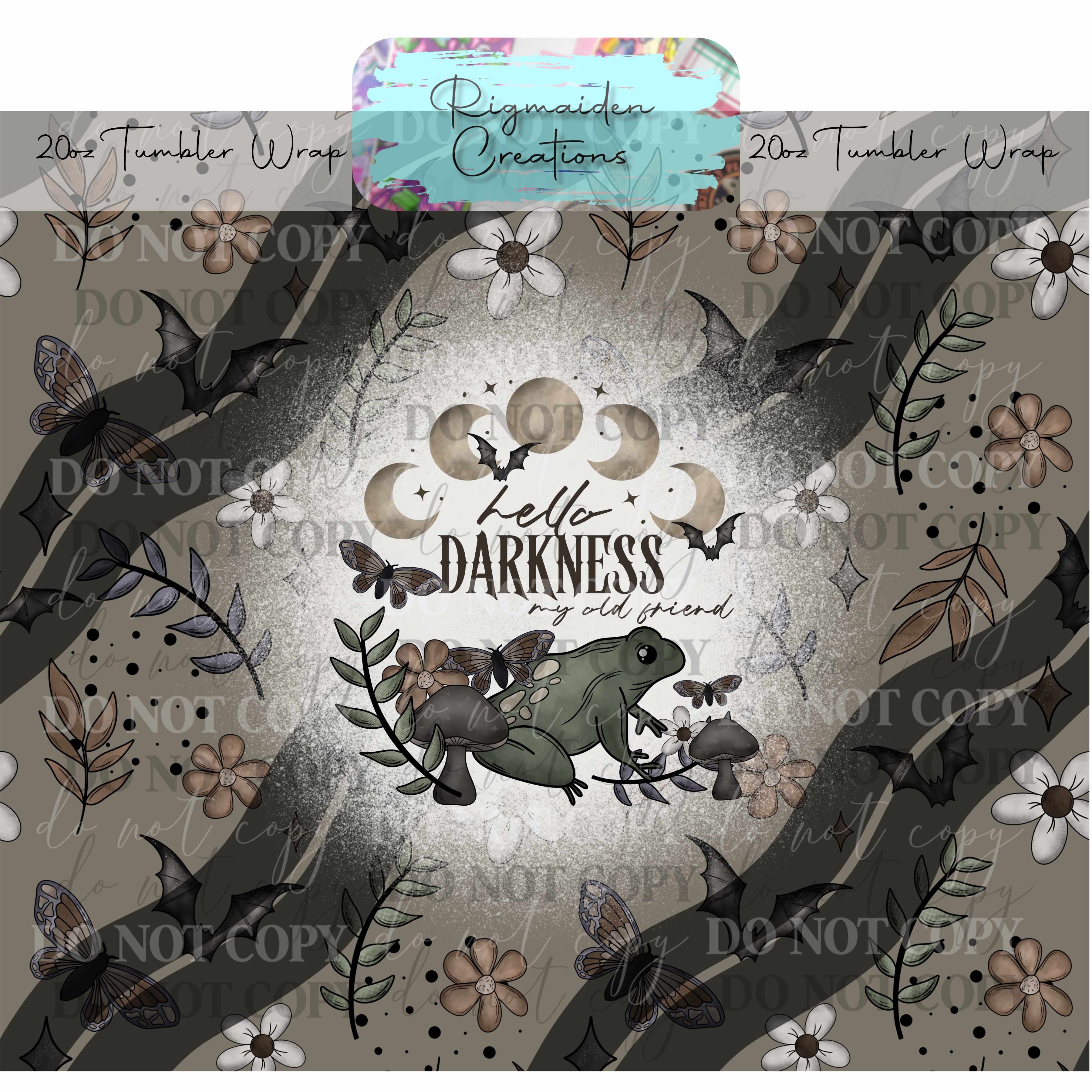 Enchanted Darkness - 20oz Tumbler Wrap