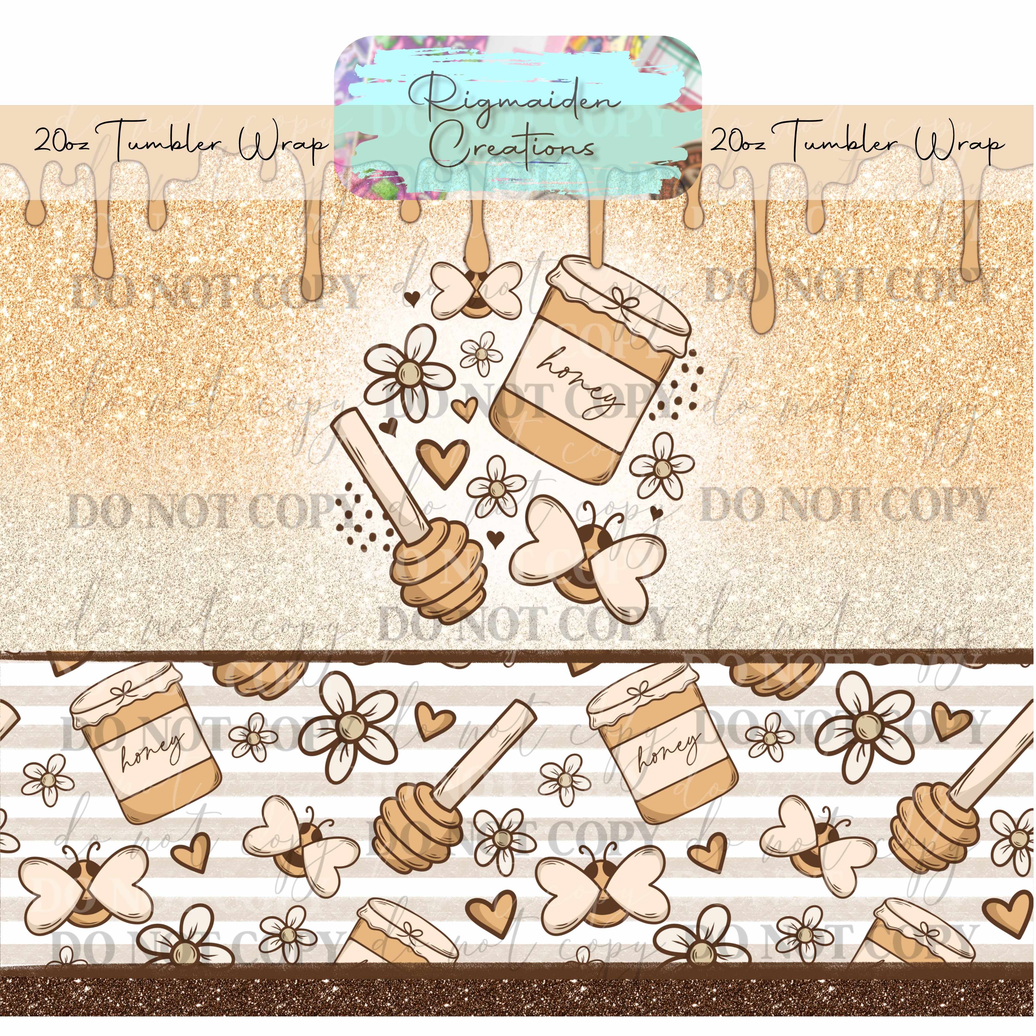 Sweet Hive - 20oz Tumbler Wrap