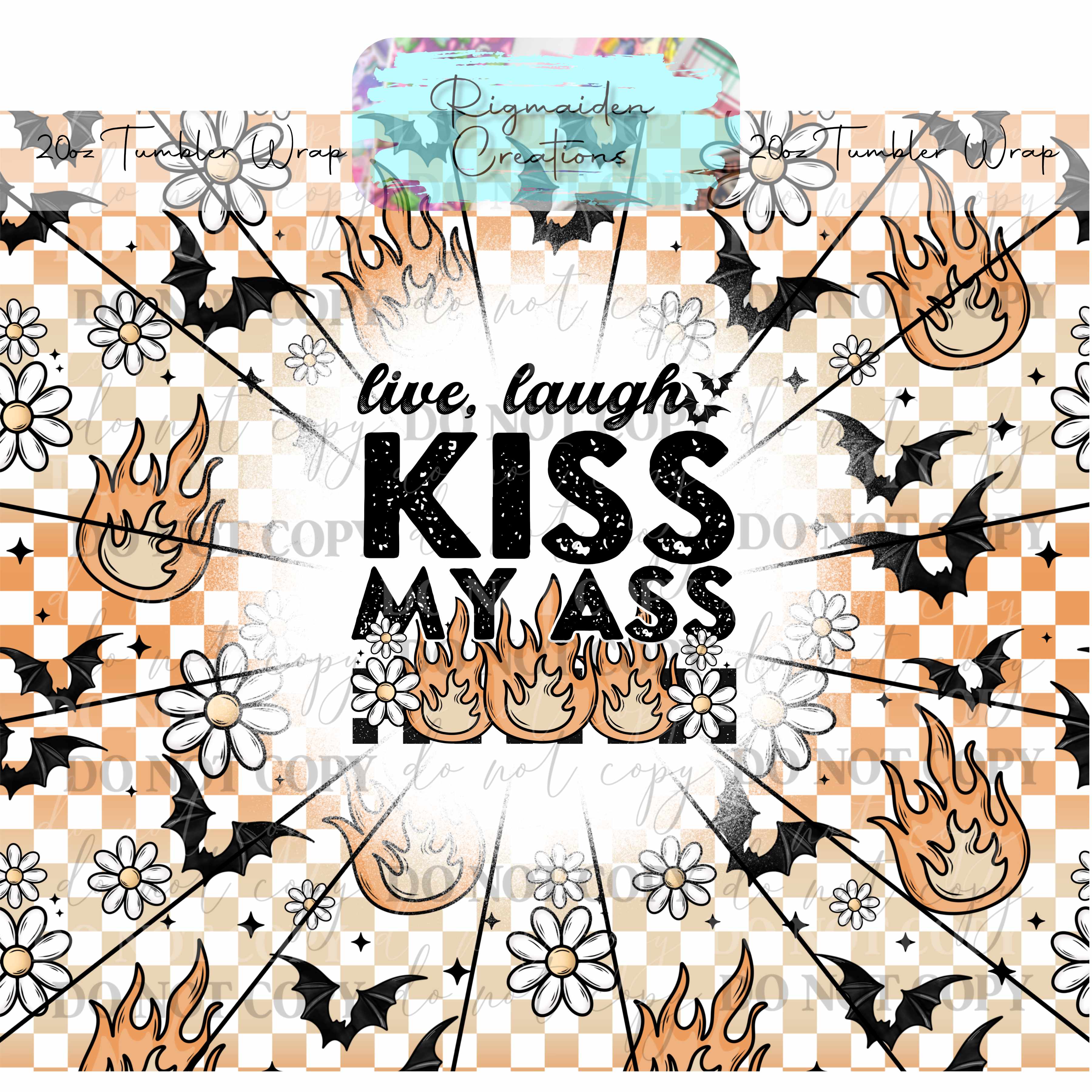 Inferno Attitude - 20oz Tumbler Wrap