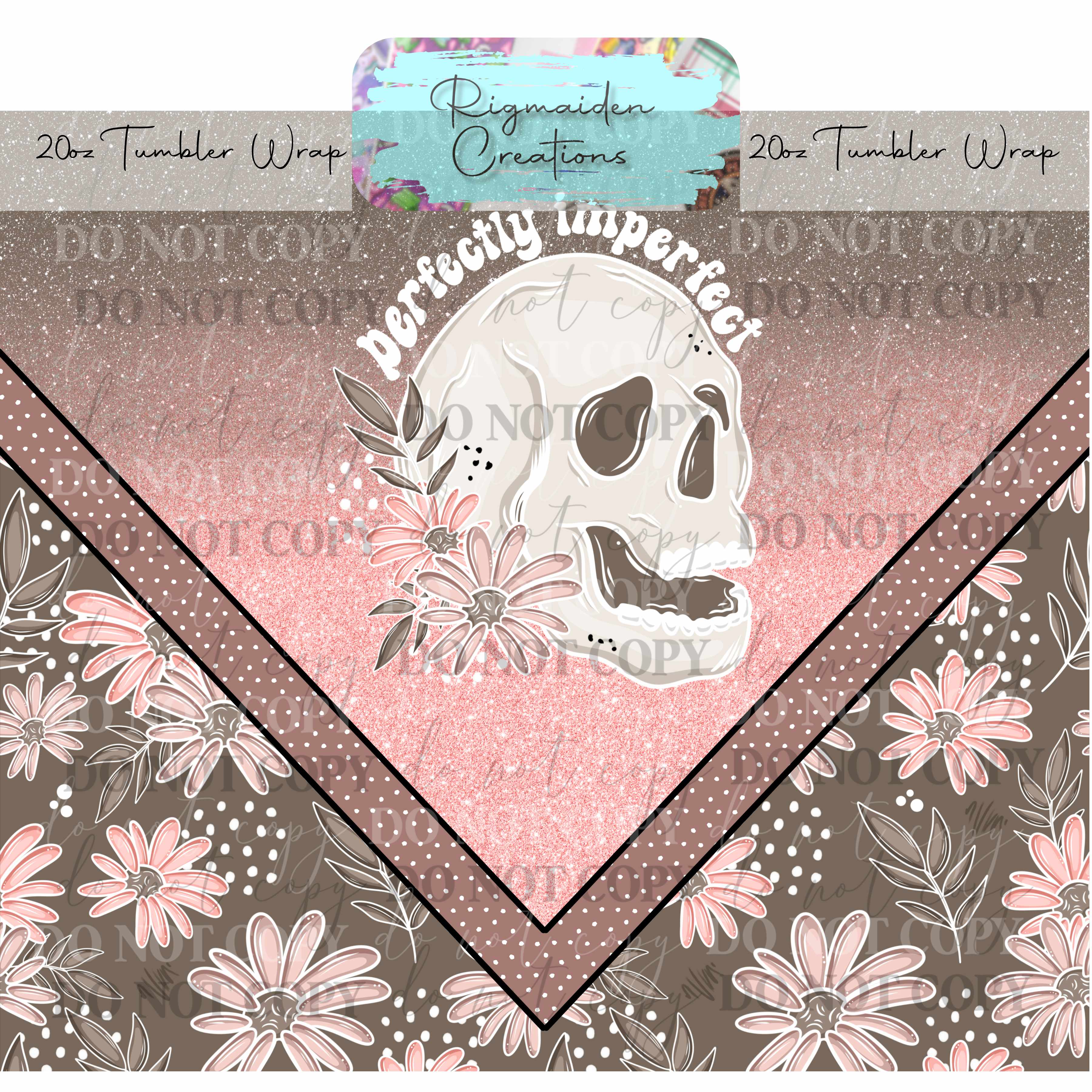 Floral Fate - 20oz Tumbler Wrap