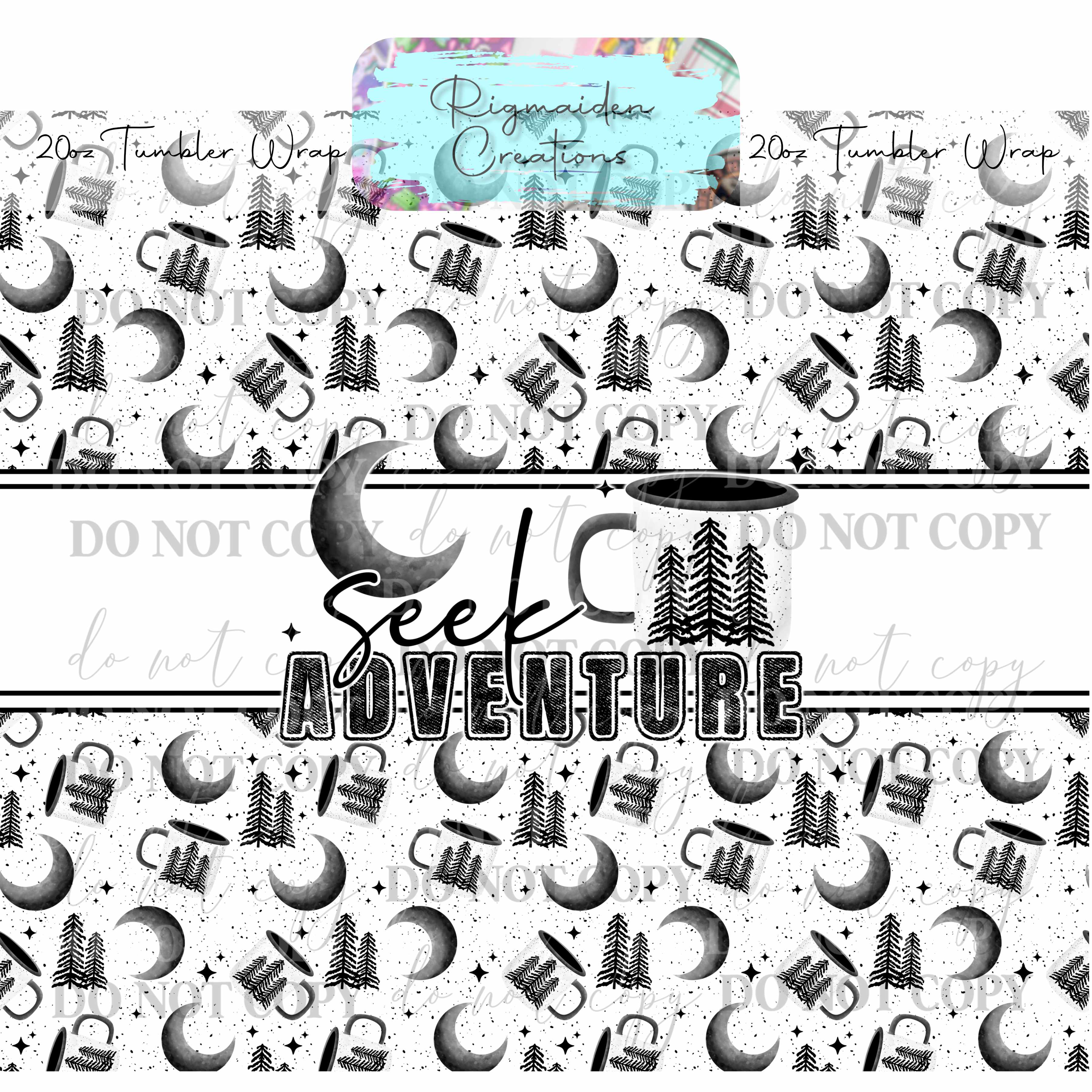 Seek Adventure - 20oz Tumbler Wrap