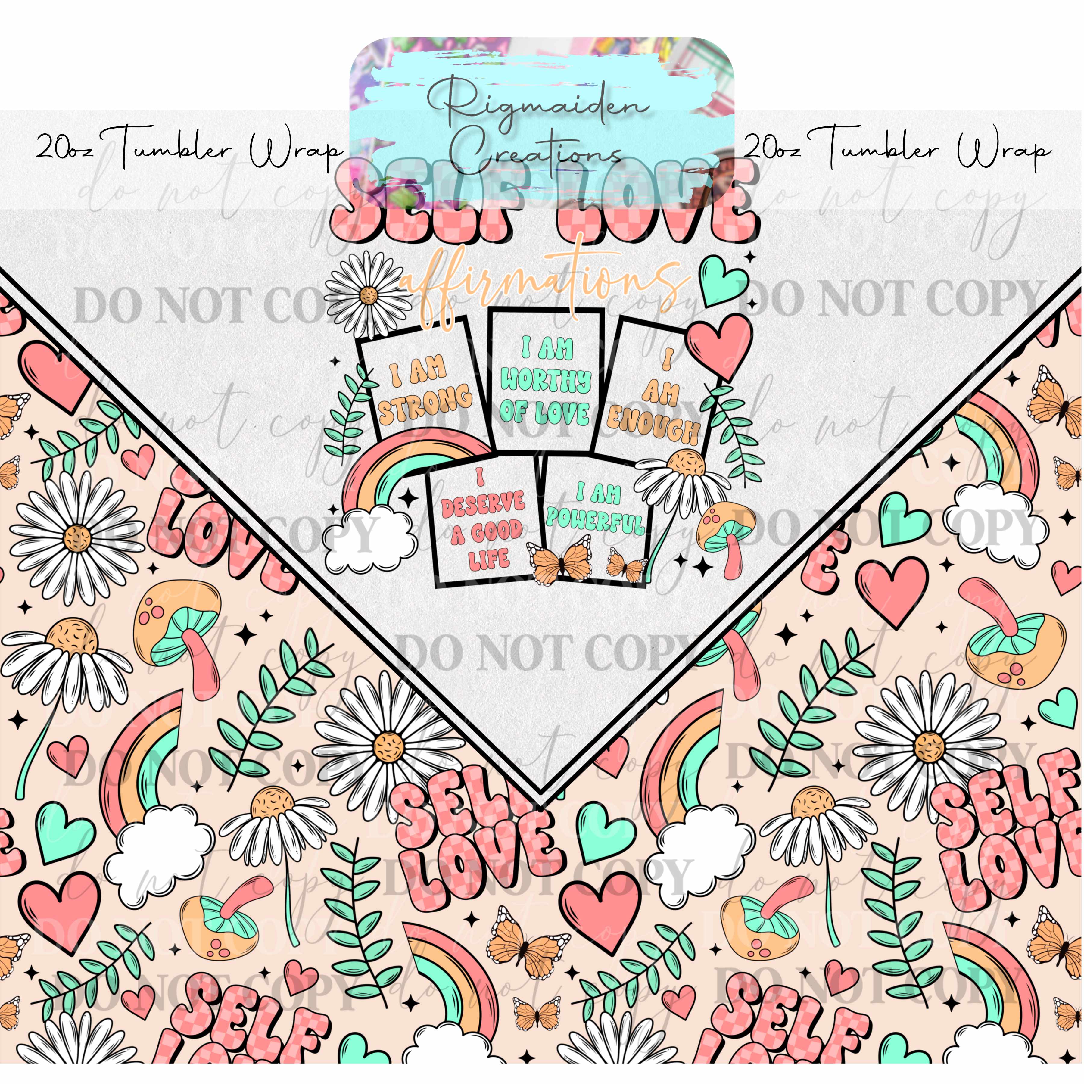 Love Yourself - 20oz Tumbler Wrap
