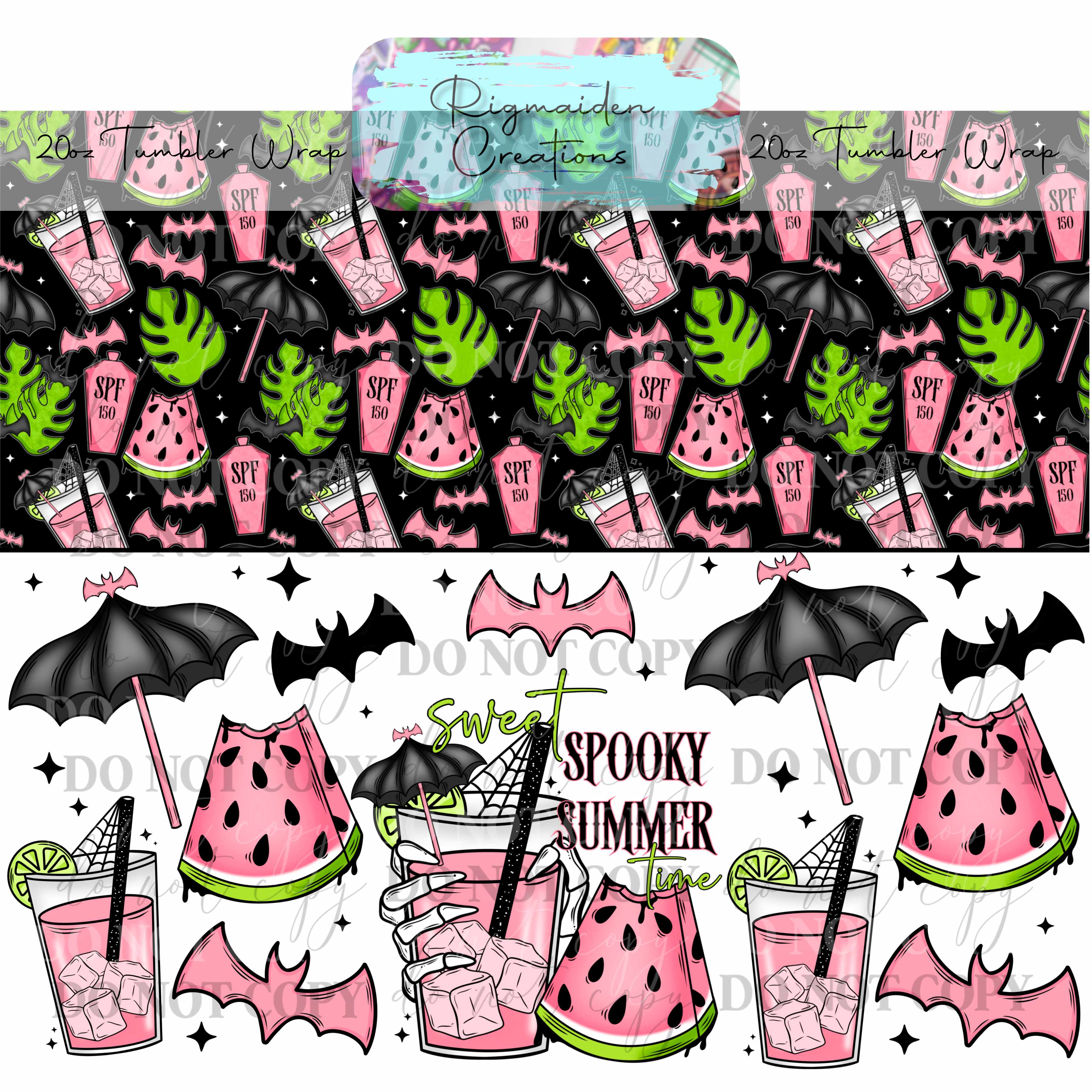 Sweet Sips - 20oz Tumbler Wrap