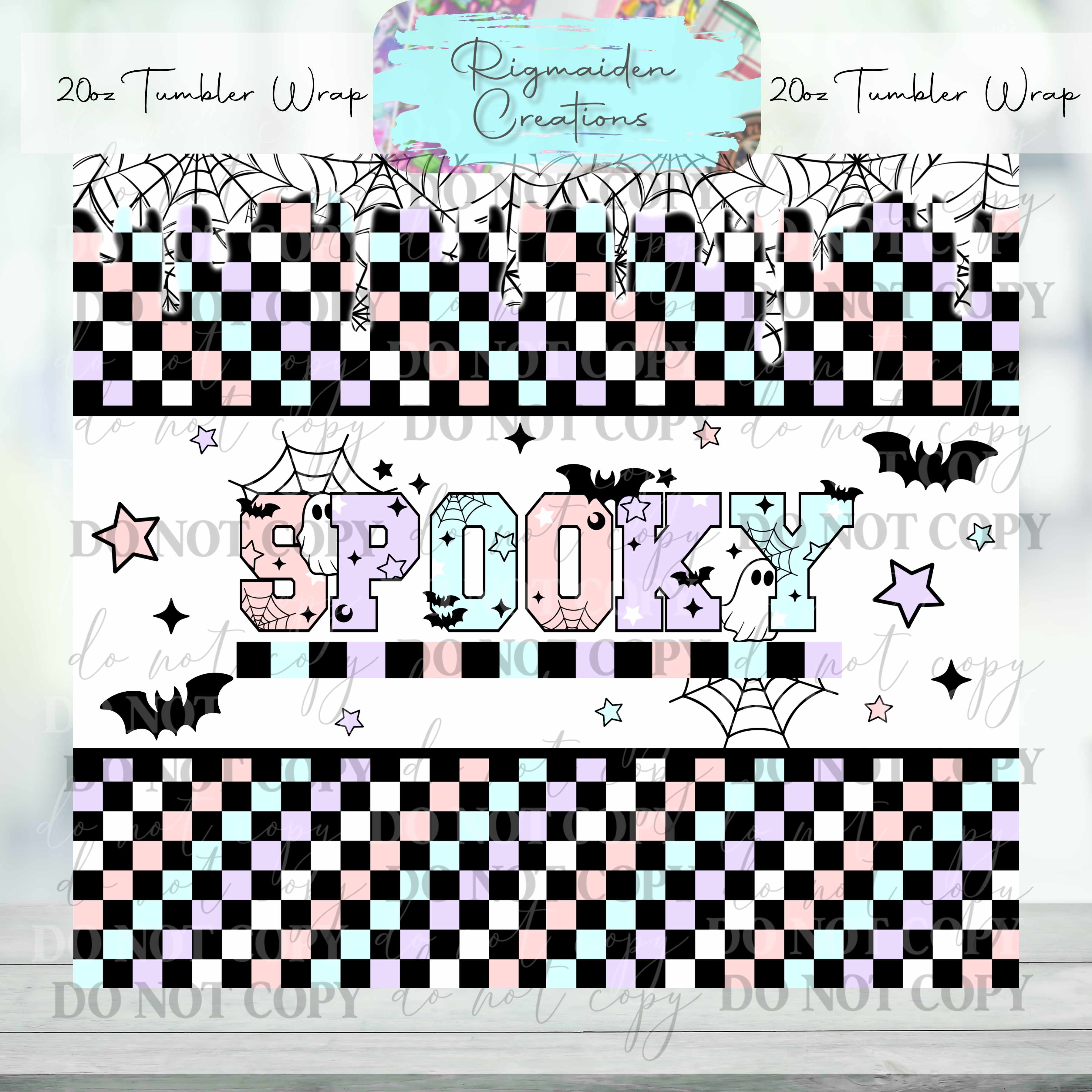 Spooky - 20oz Tumbler Wrap