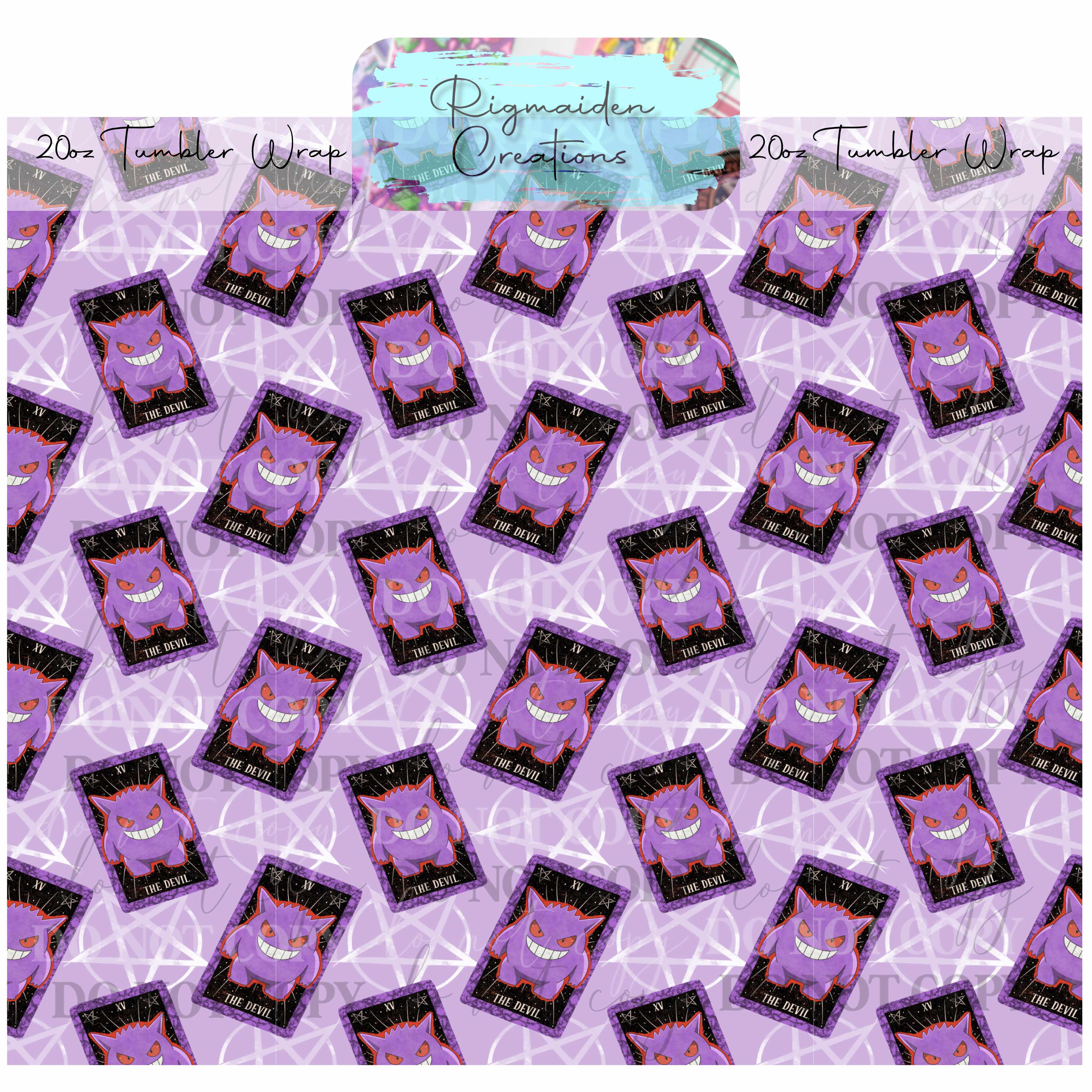 Spooky Ghost - 20oz Tumbler Wrap {Multiple}