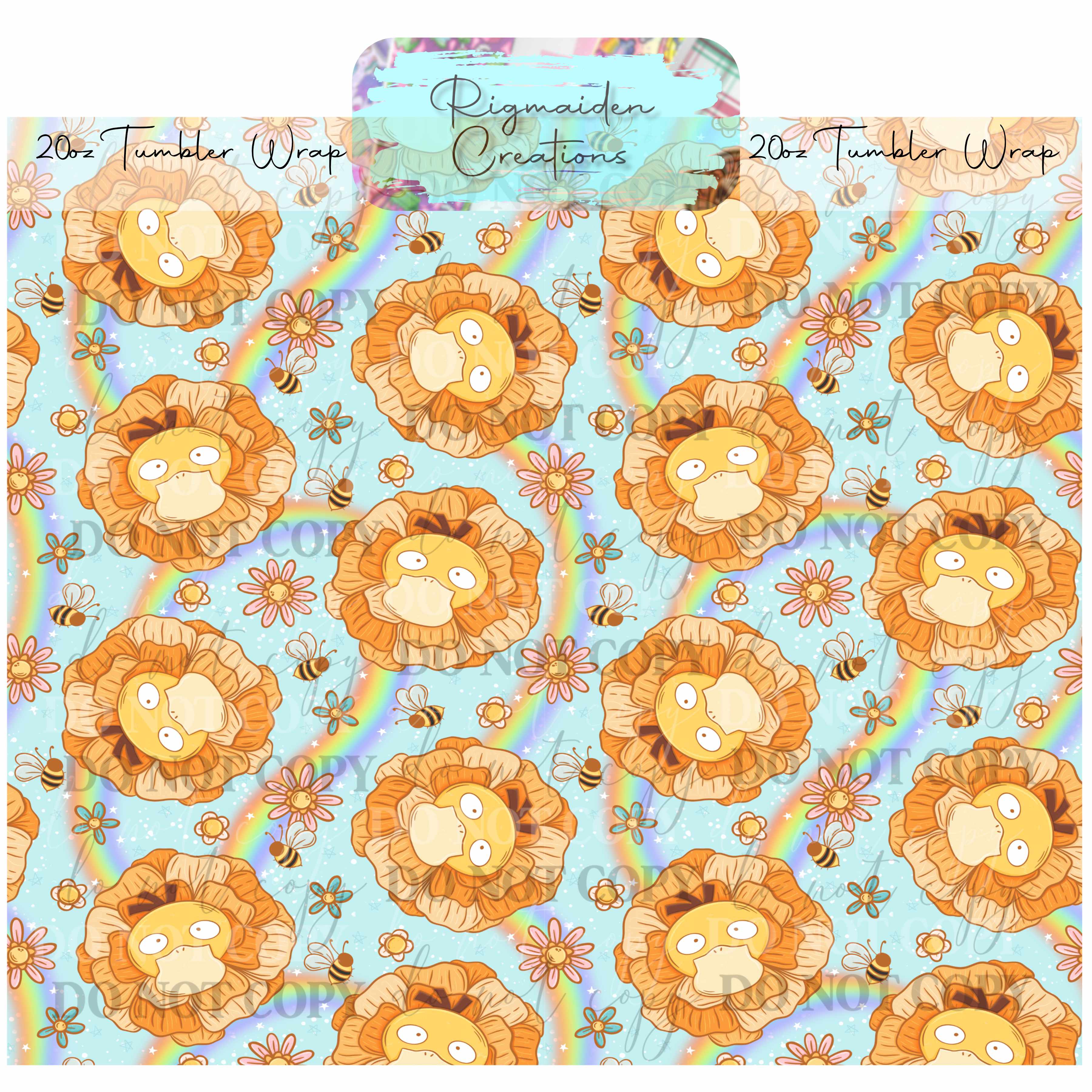 Dizzy Duck Critter - 20oz Tumbler Wrap {Multiple}