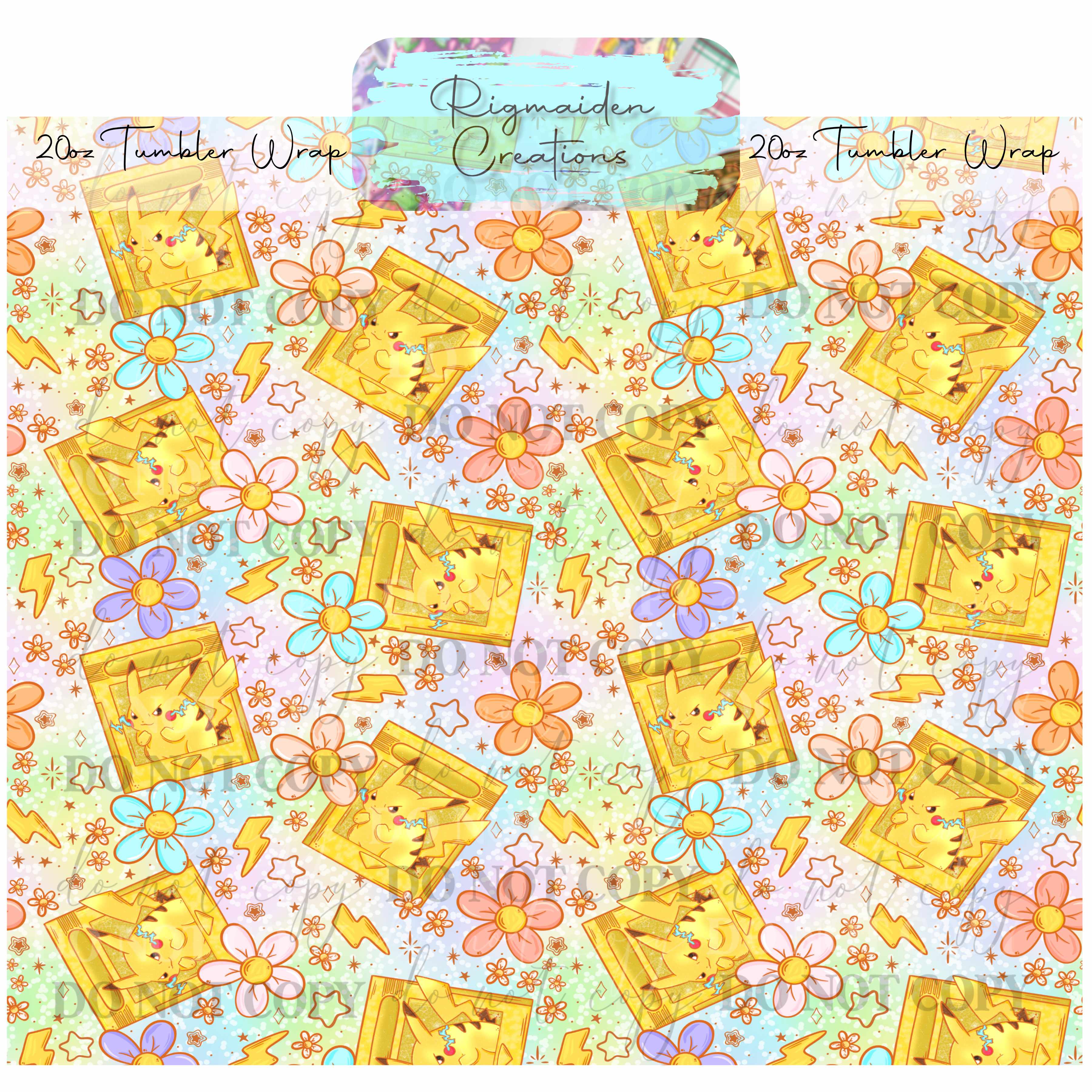 Bolt-Tail Critter - 20oz Tumbler Wrap {Multiple}