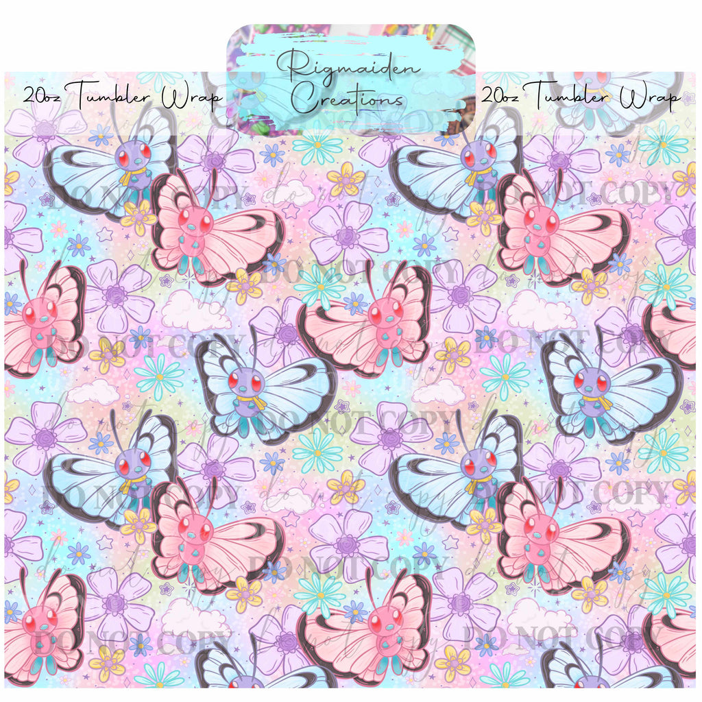 Mystic Meadow Critter  - 20oz Tumbler Wrap {Multiple}