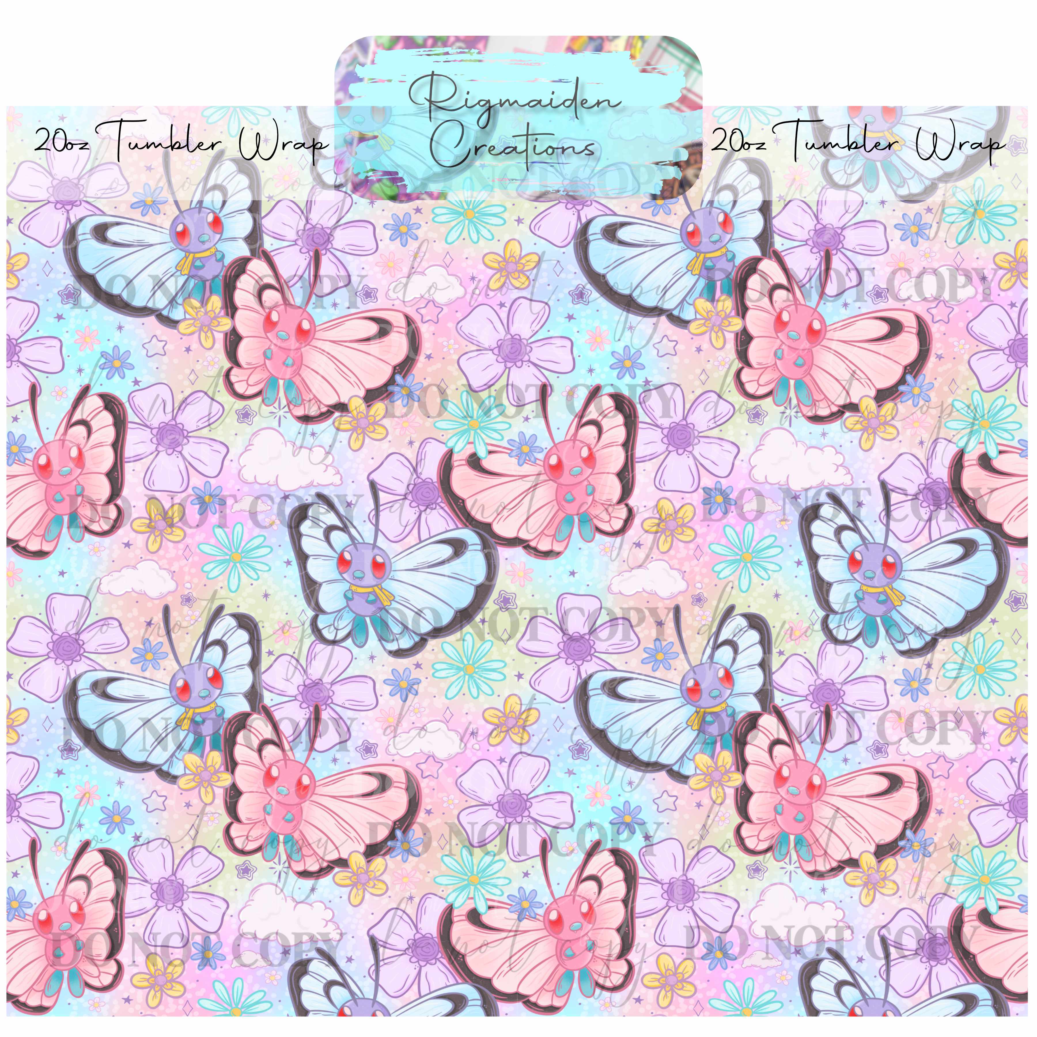 Mystic Meadow Critter  - 20oz Tumbler Wrap {Multiple}