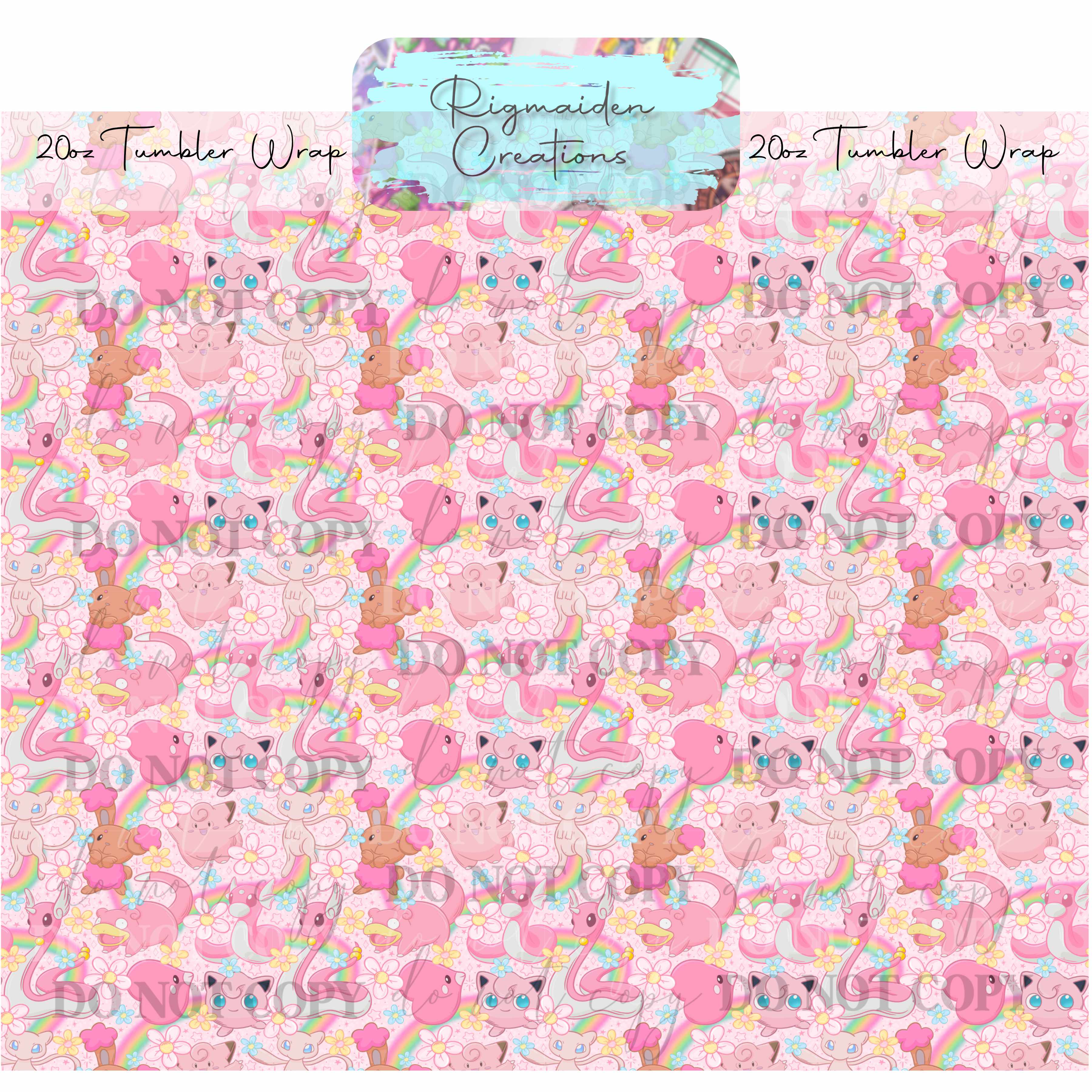 Aqua Critter - 20oz Tumbler Wrap {Multiple}