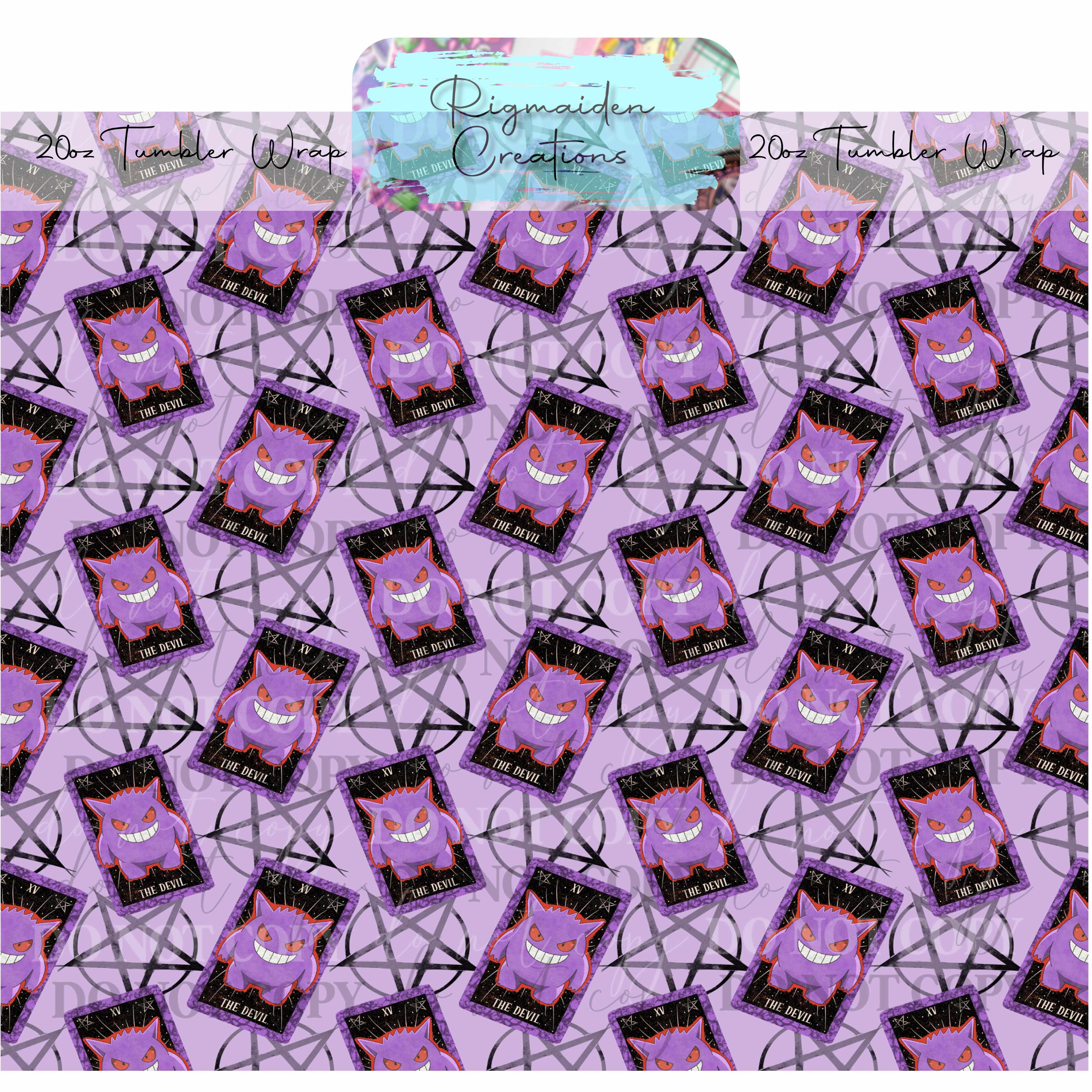 Spooky Ghost - 20oz Tumbler Wrap {Multiple}