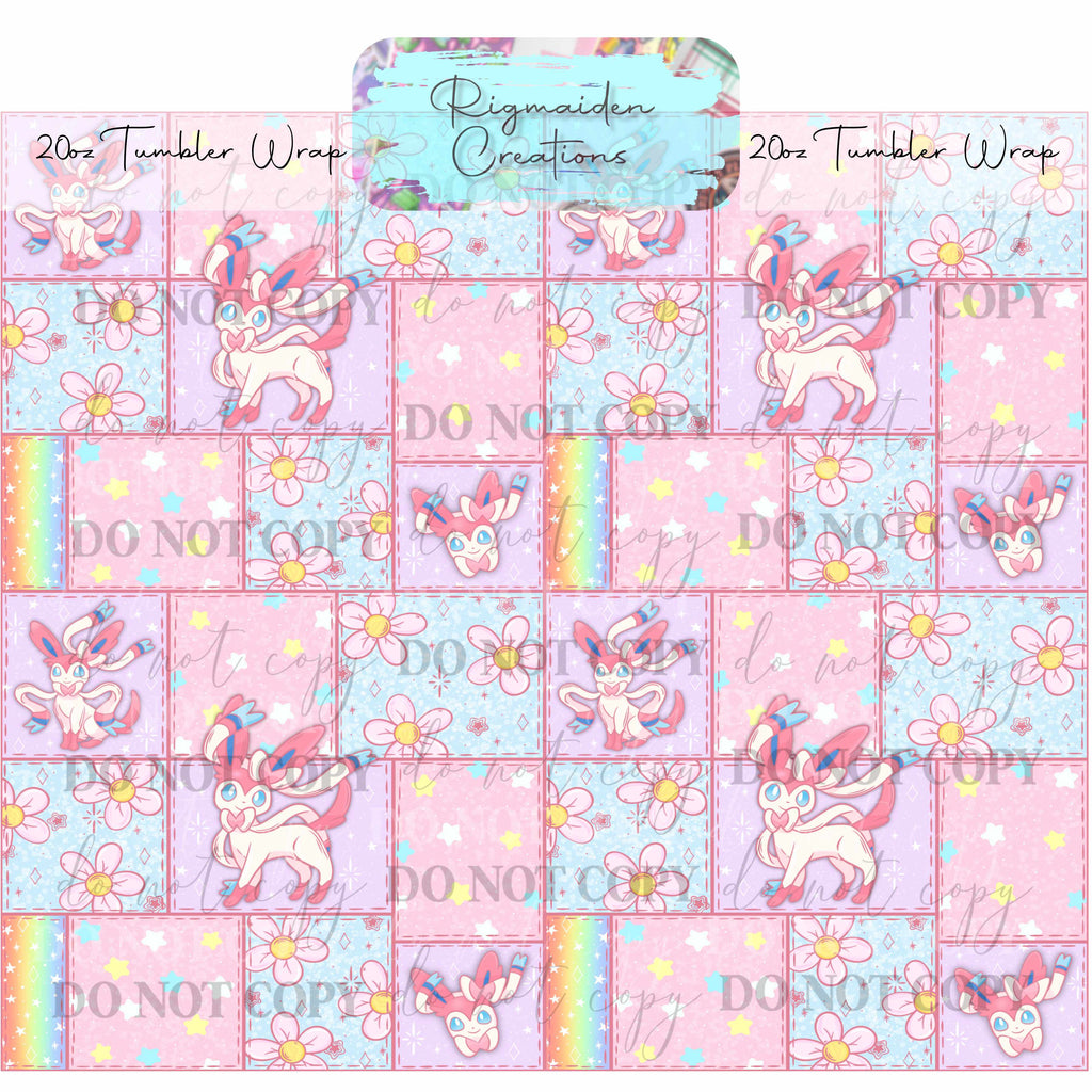 Fox-Like Critter - 20oz Tumbler Wrap {Multiple}