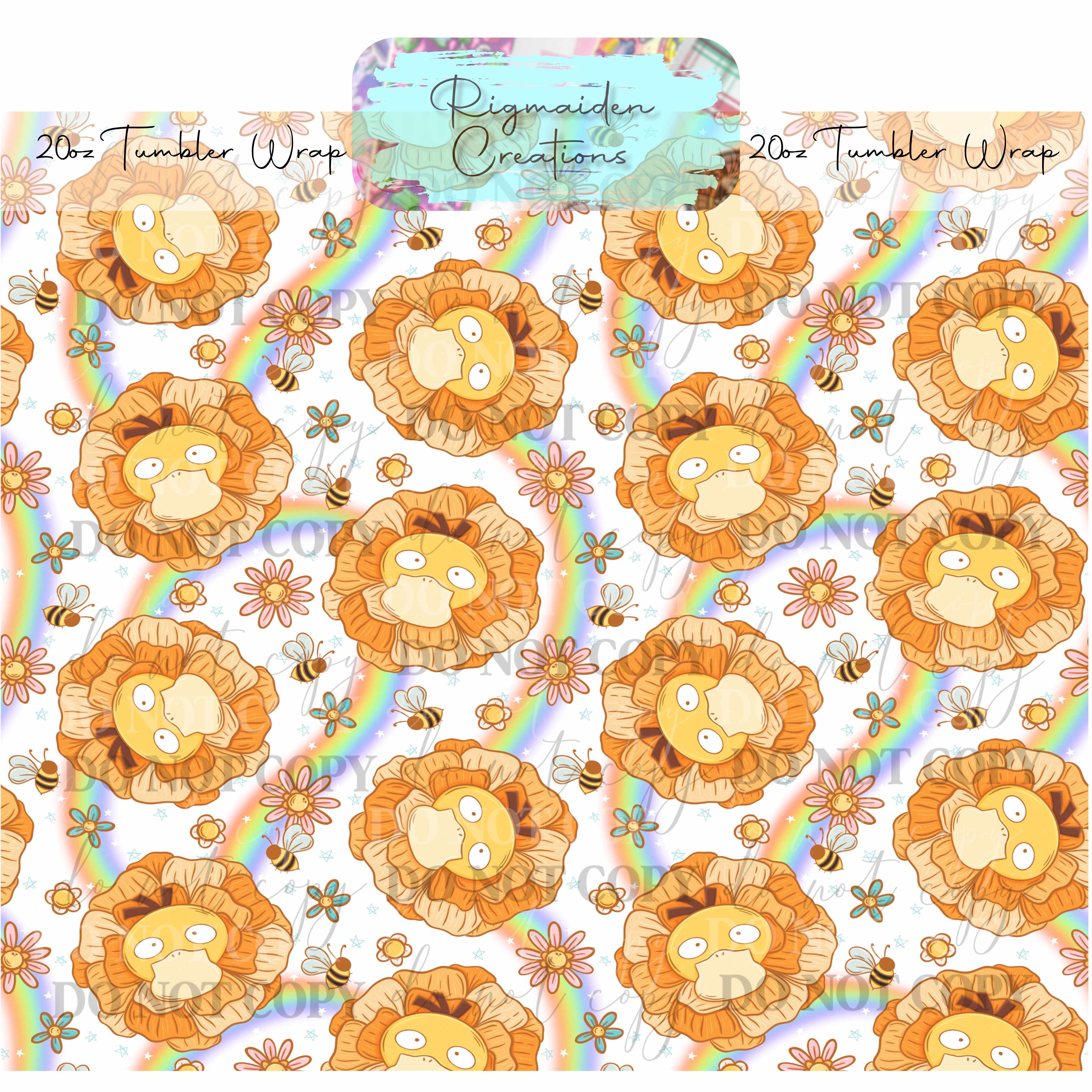 Dizzy Duck Critter - 20oz Tumbler Wrap {Multiple}