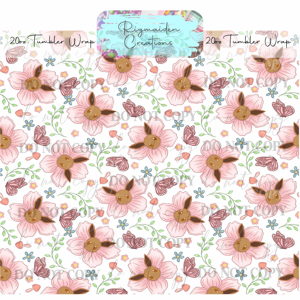 Fox-Like Critter - 20oz Tumbler Wrap {Multiple}