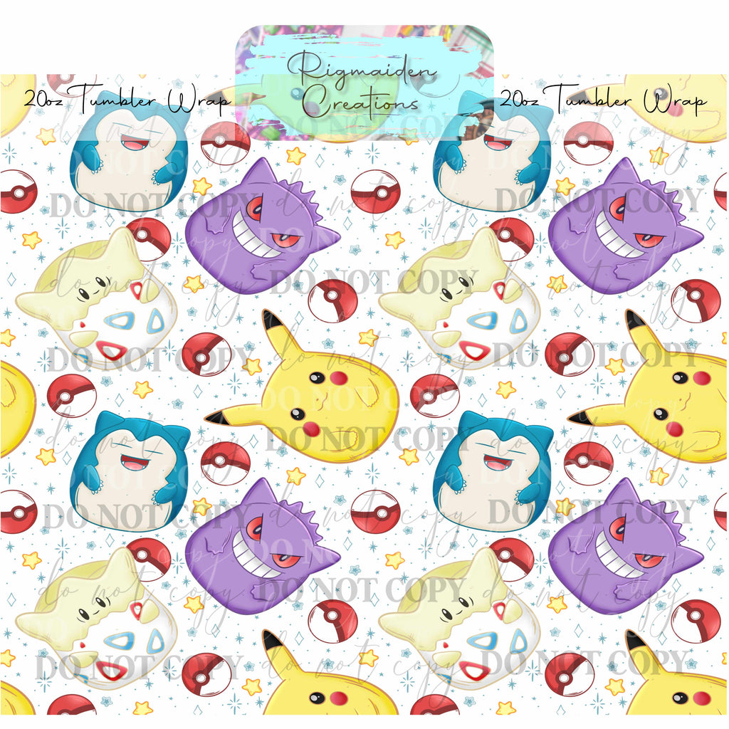 Spooky Ghost - 20oz Tumbler Wrap {Multiple}