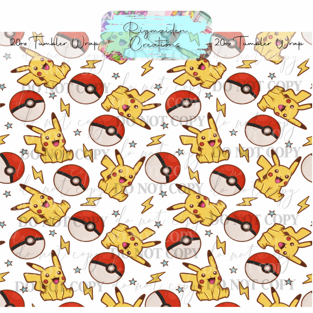 Bolt-Tail Critter - 20oz Tumbler Wrap {Multiple}