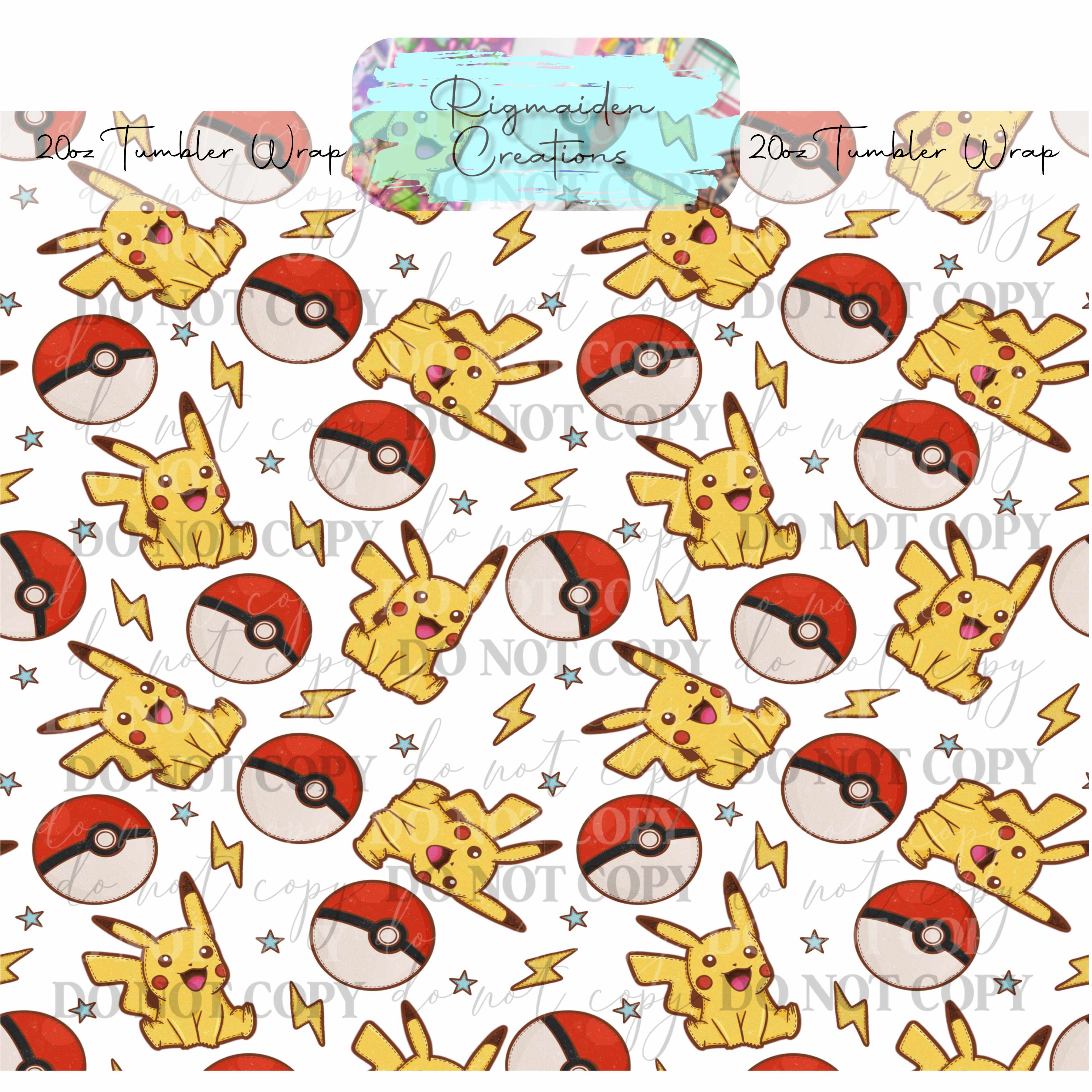 Bolt-Tail Critter - 20oz Tumbler Wrap {Multiple}