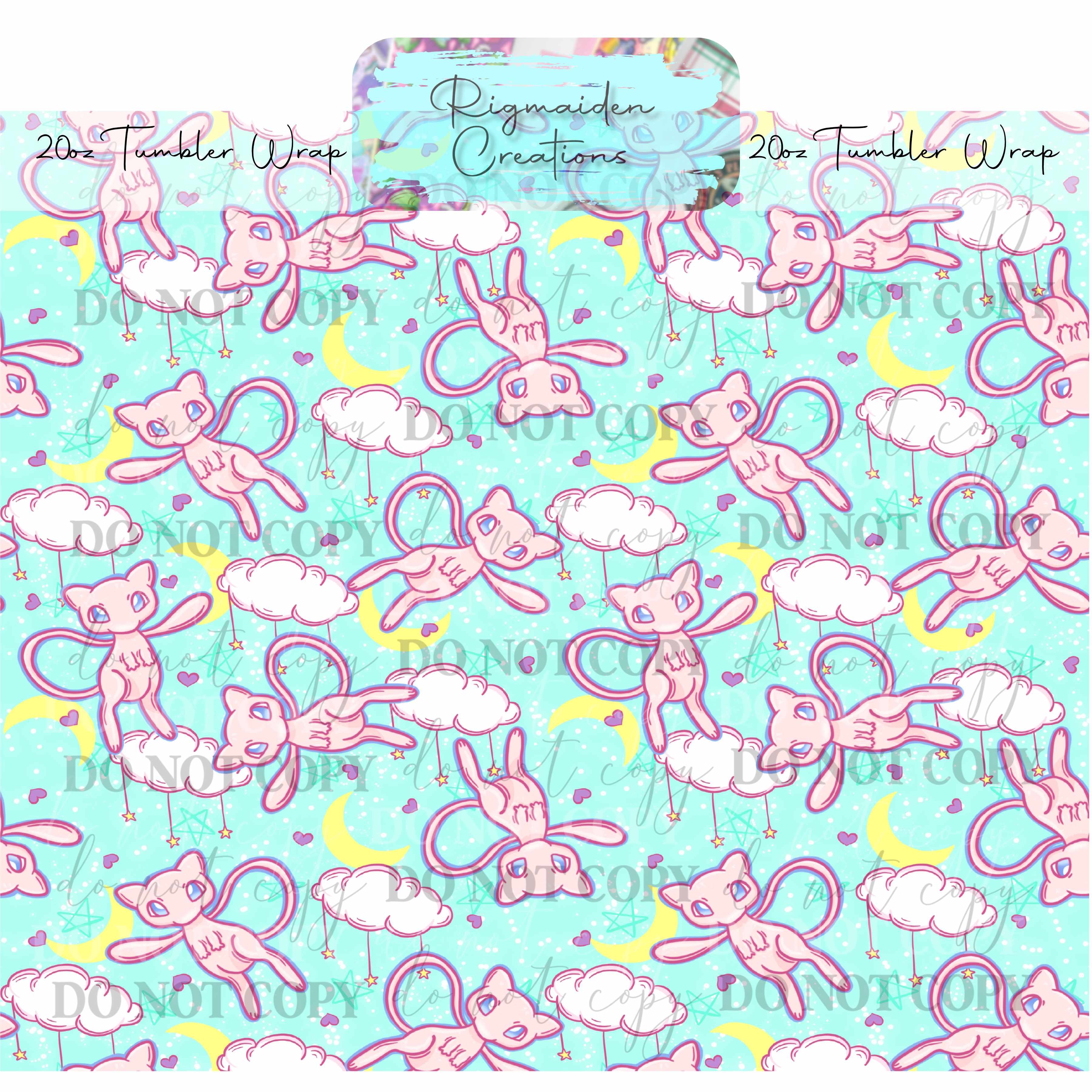 Mystic Meadow Critter  - 20oz Tumbler Wrap {Multiple}