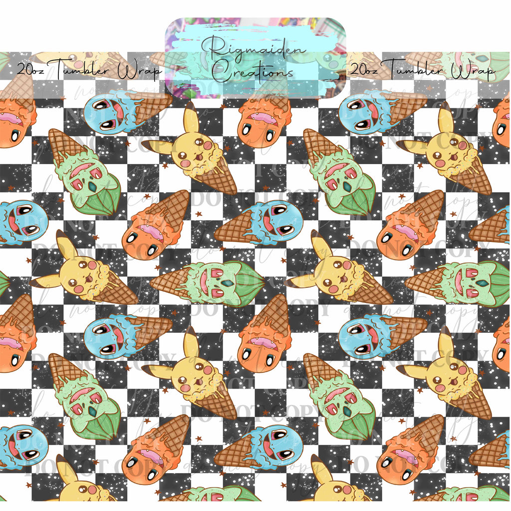 Bolt-Tail Critter - 20oz Tumbler Wrap {Multiple}