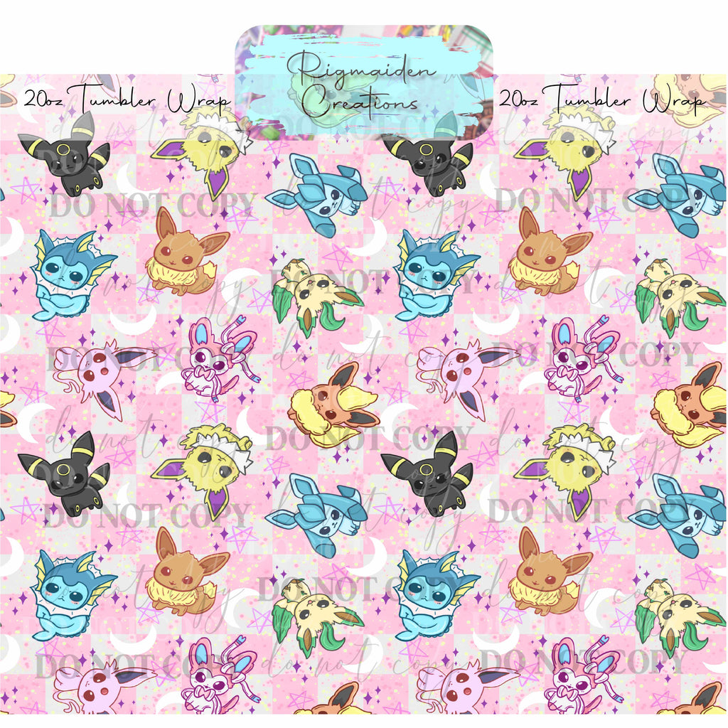 Fox-Like Critter - 20oz Tumbler Wrap {Multiple}