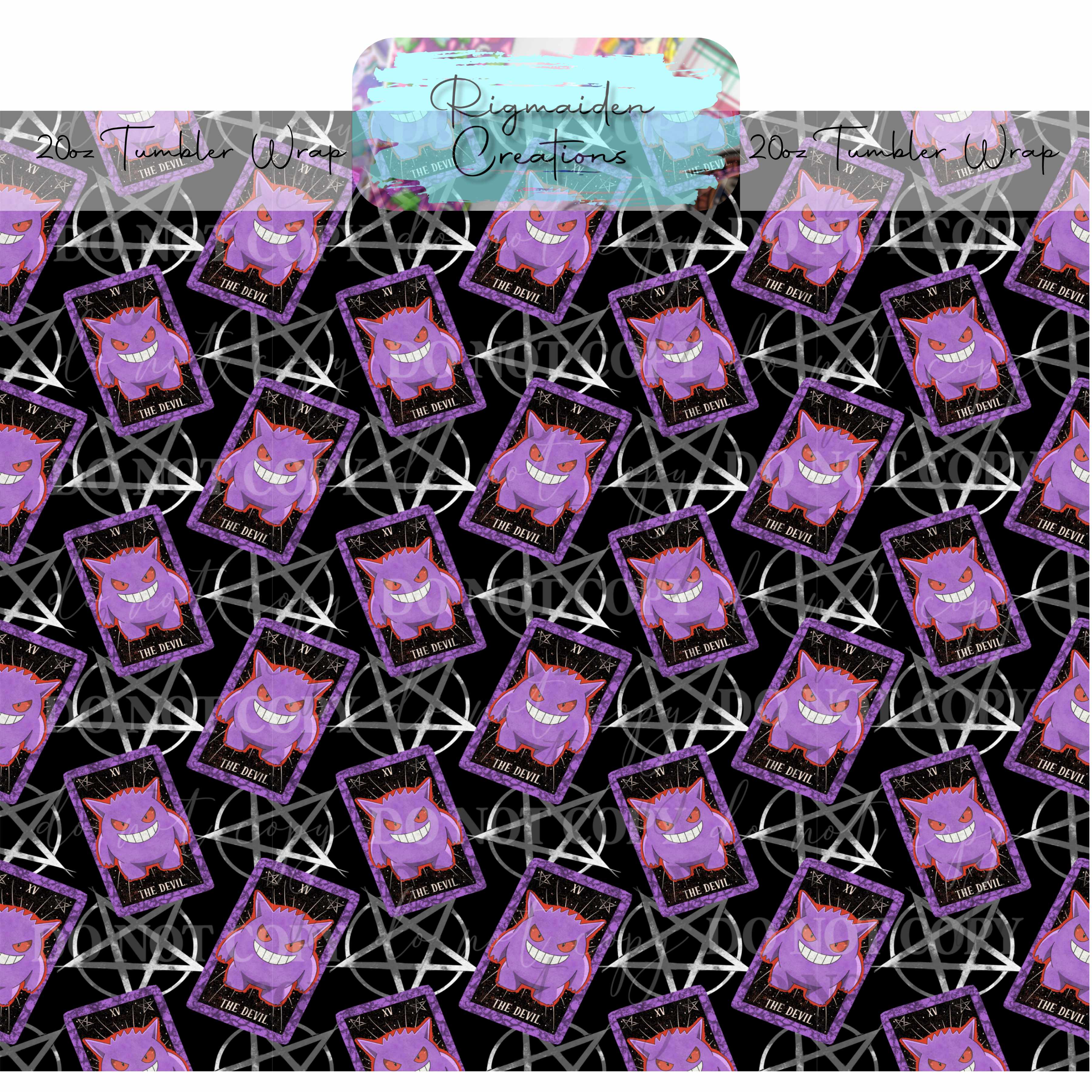 Spooky Ghost - 20oz Tumbler Wrap {Multiple}