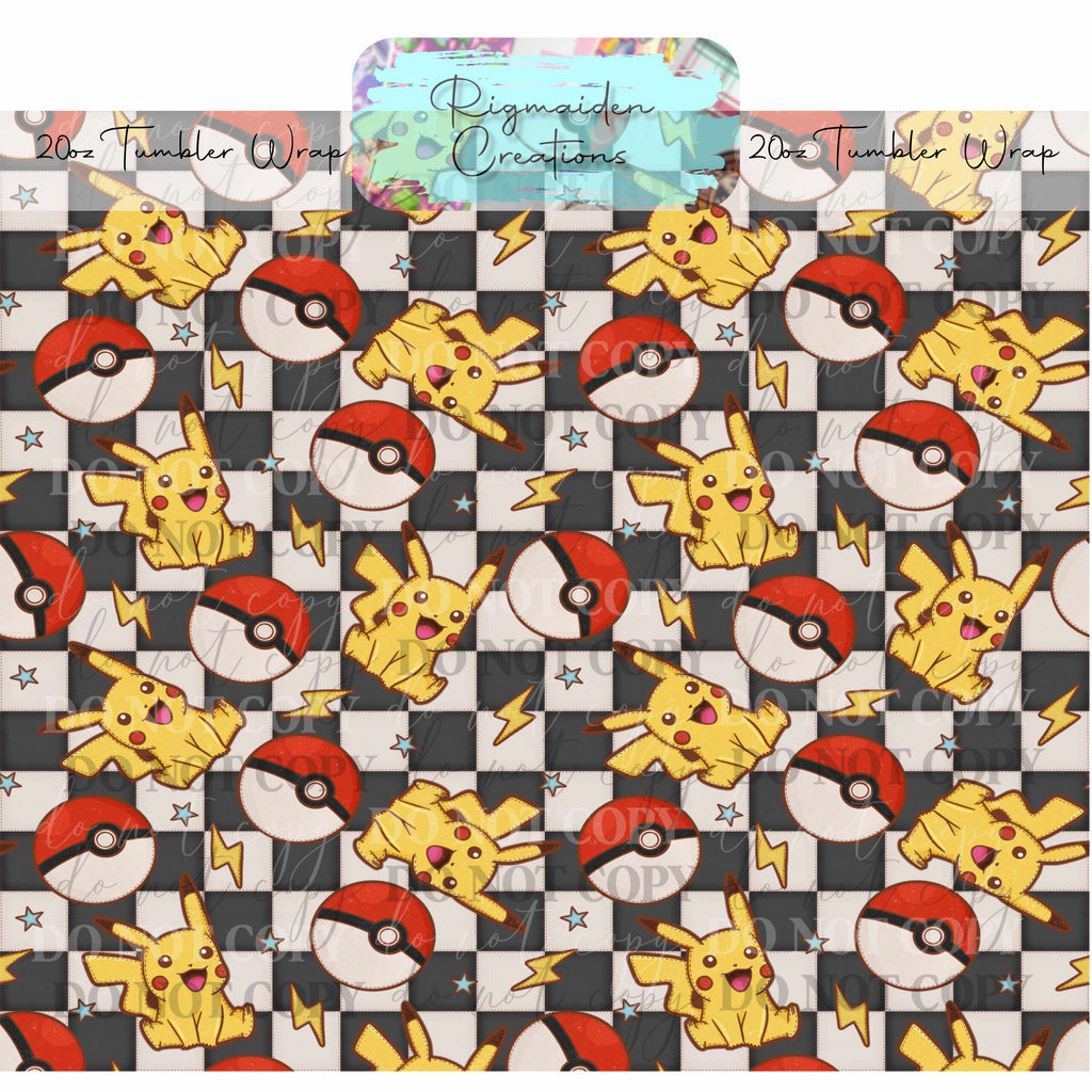 Bolt-Tail Critter - 20oz Tumbler Wrap {Multiple}