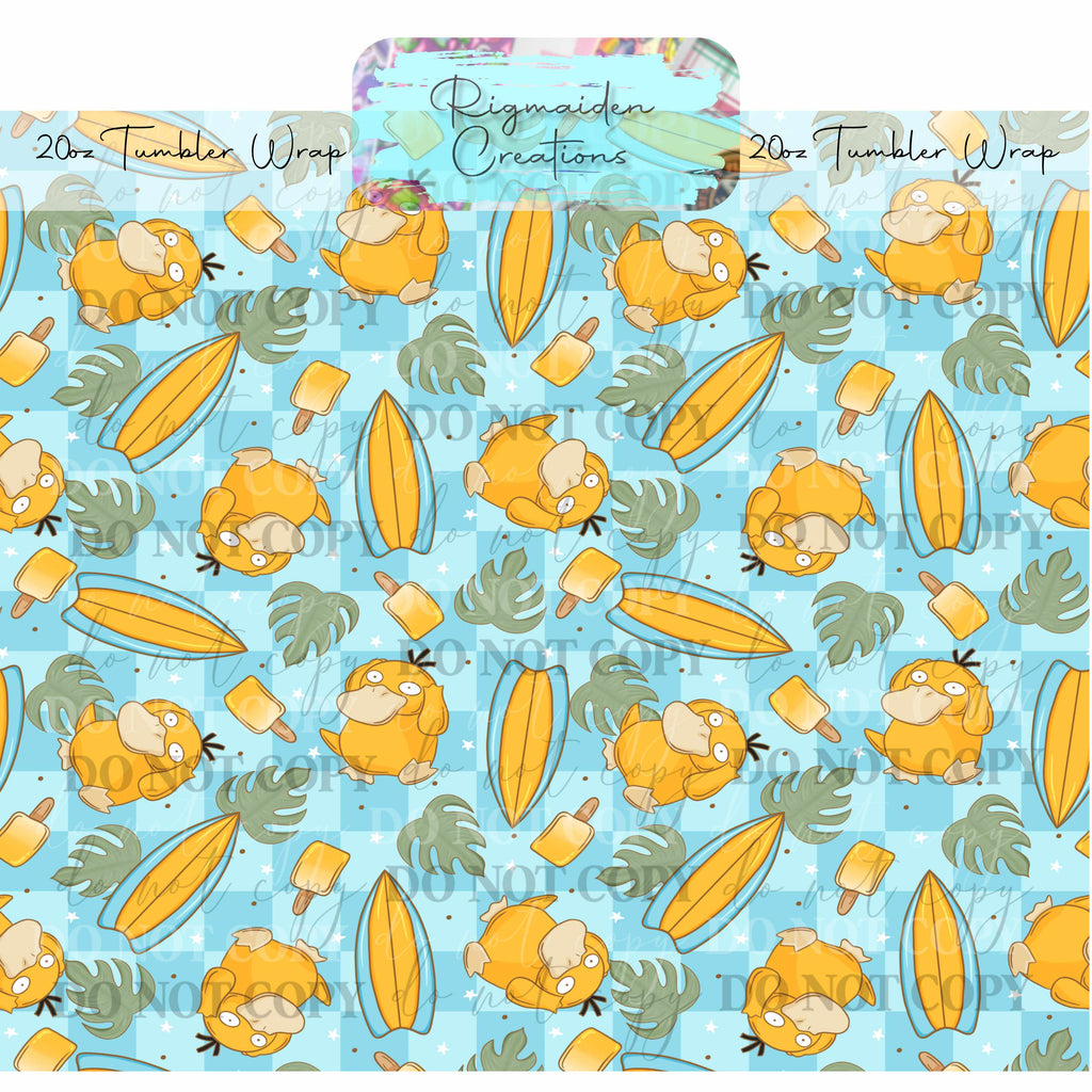 Dizzy Duck Critter - 20oz Tumbler Wrap {Multiple}