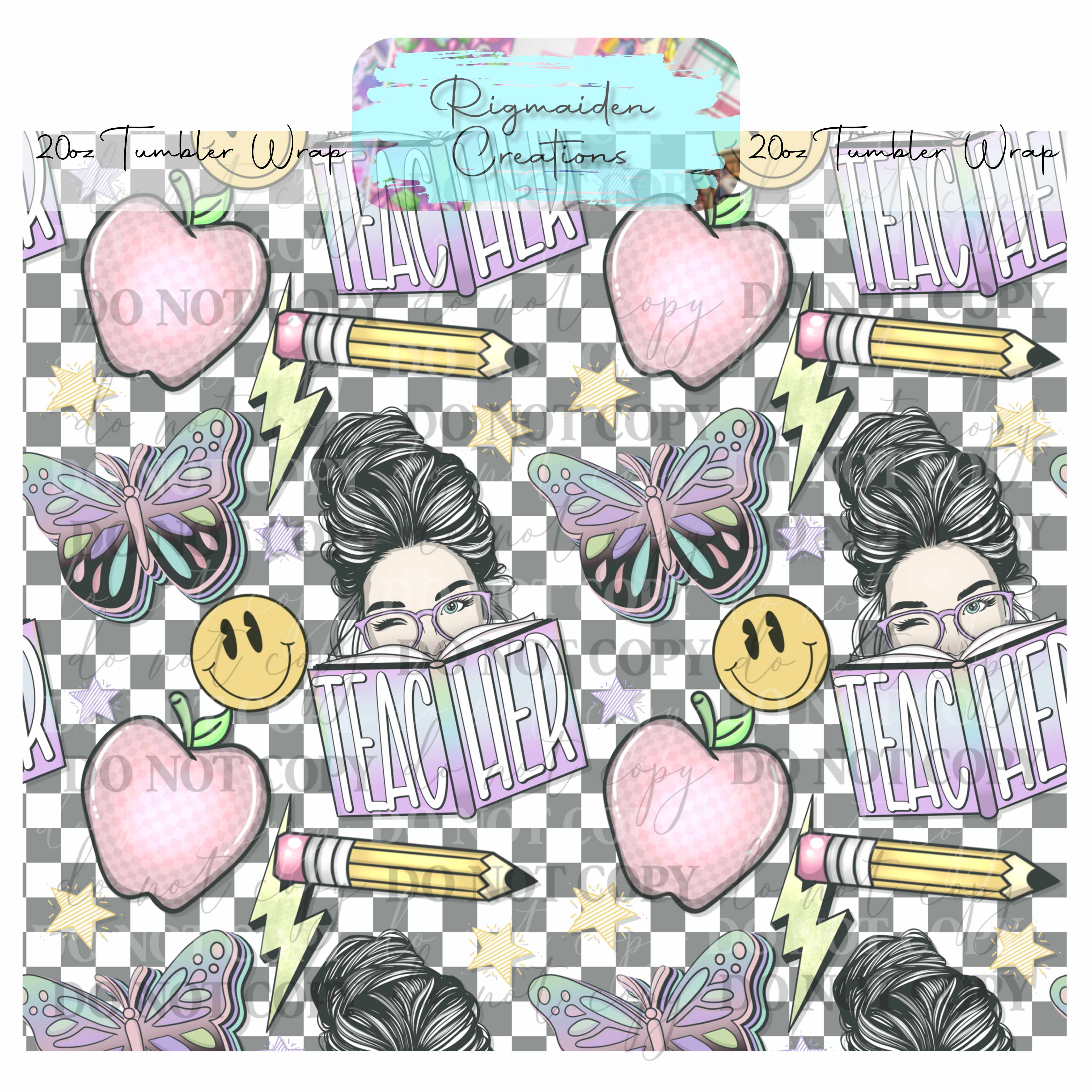 Teaching - 20oz Tumbler Wrap {Multiple}