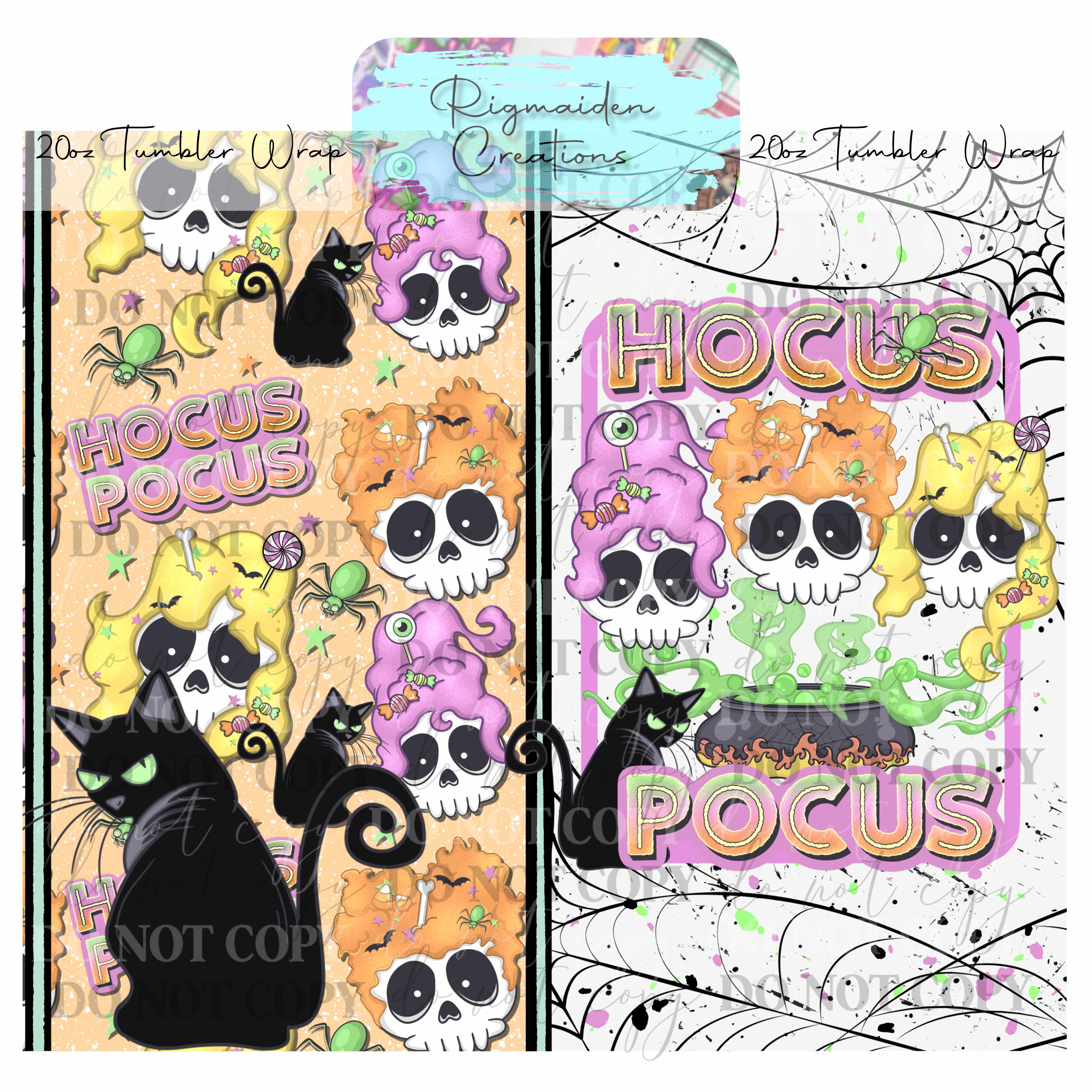 Bewitching Sisters - 20oz Tumbler Wrap {Multiple}