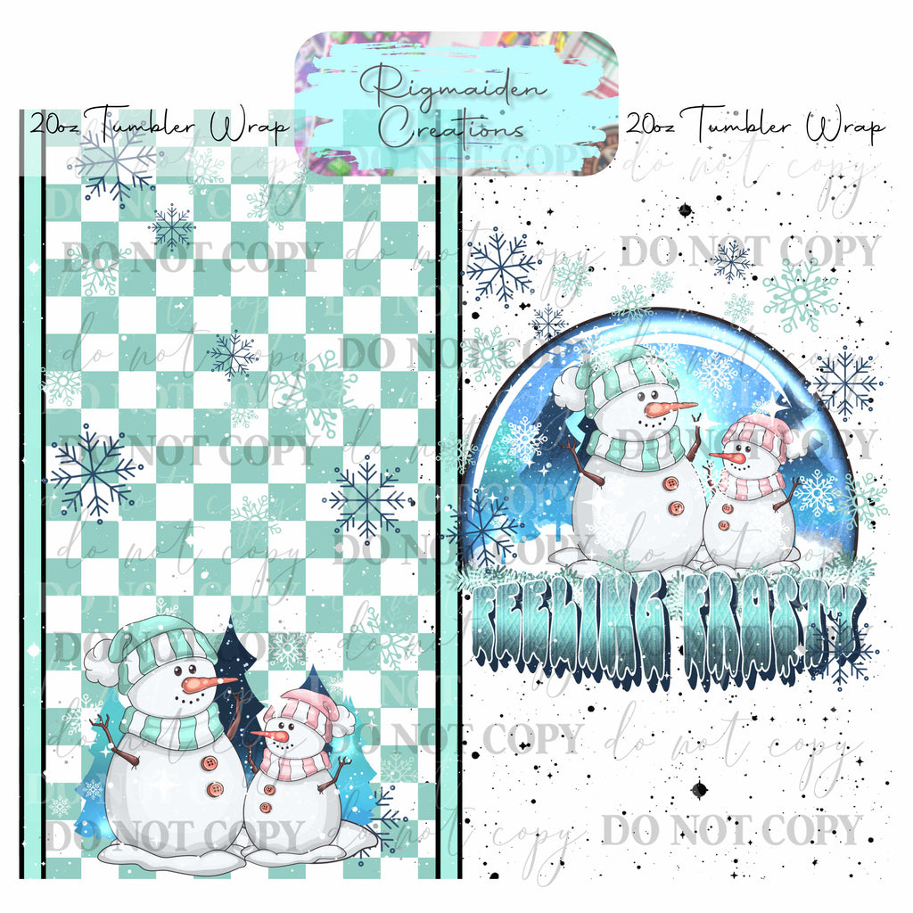 Festive Holiday Cheer - 20oz Tumbler Wrap {Multiple}