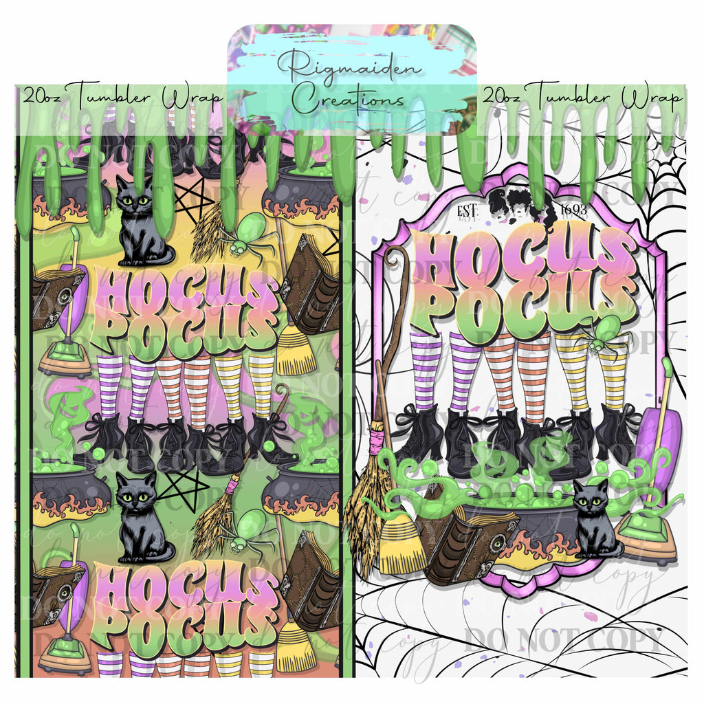 Bewitching Sisters - 20oz Tumbler Wrap {Multiple}