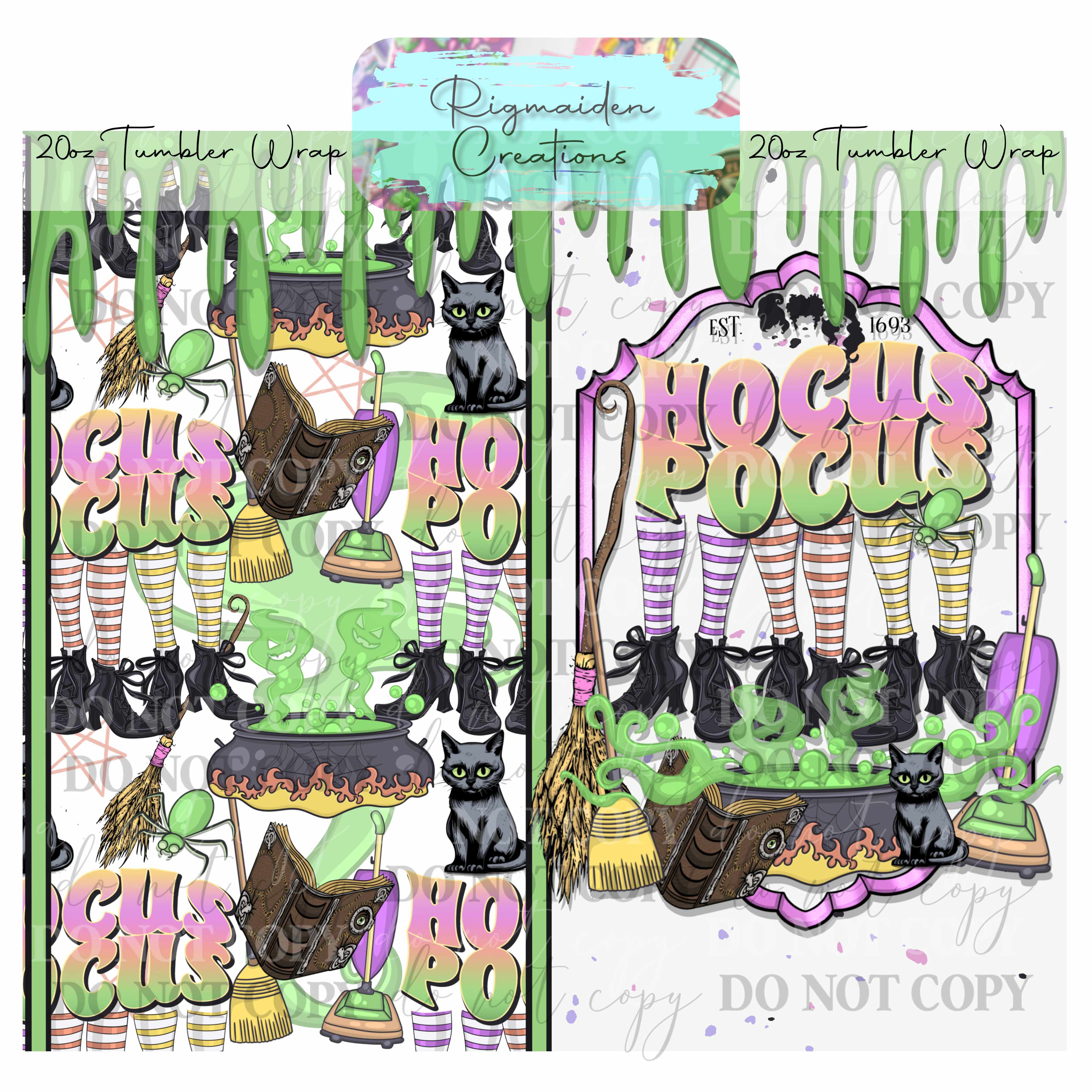 Bewitching Sisters - 20oz Tumbler Wrap {Multiple}