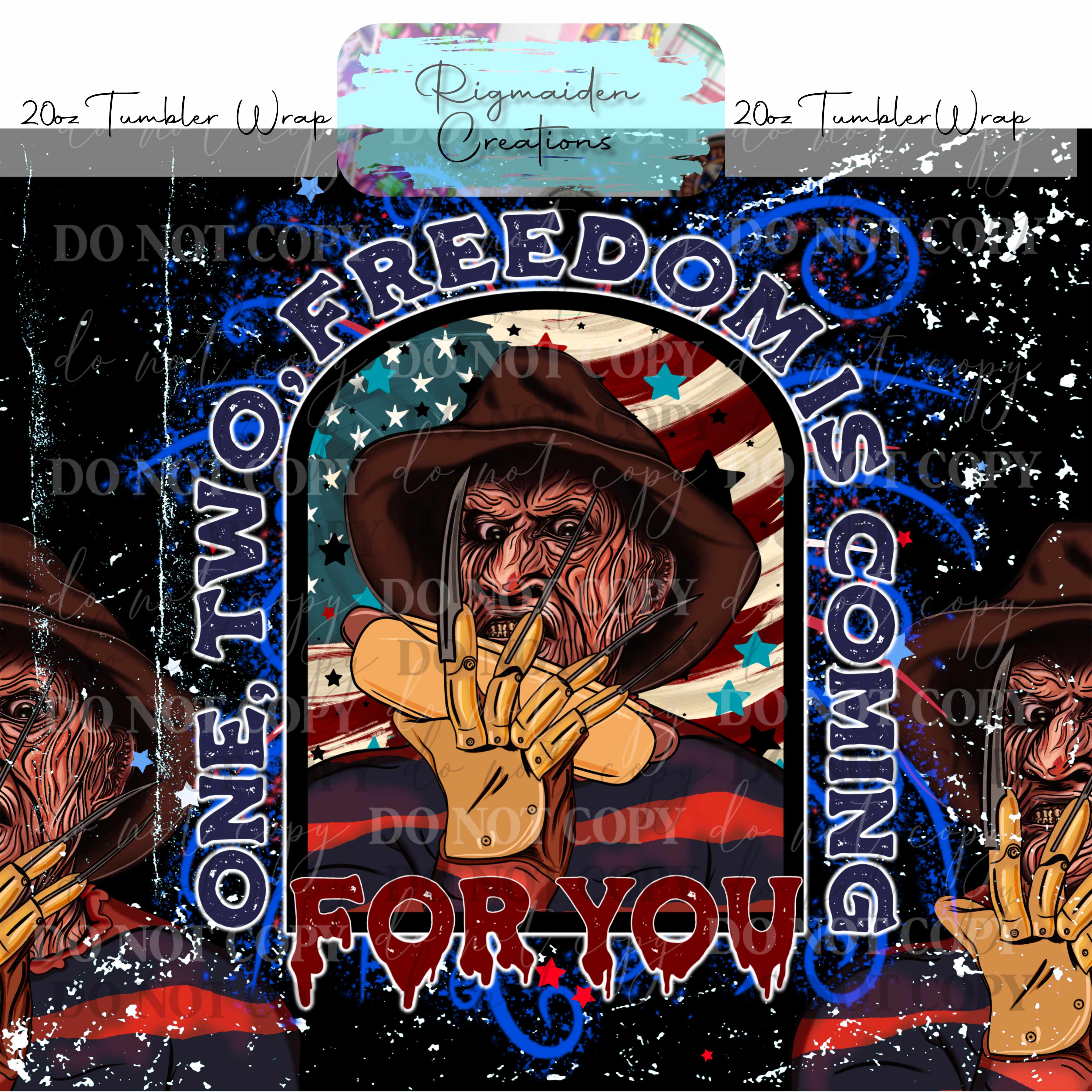 Slasher Summer Bash - 20oz Tumbler Wrap {Multiple}