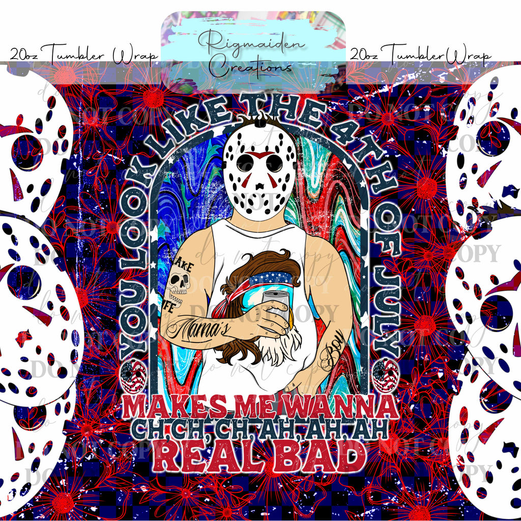 Slasher Summer Bash - 20oz Tumbler Wrap {Multiple}