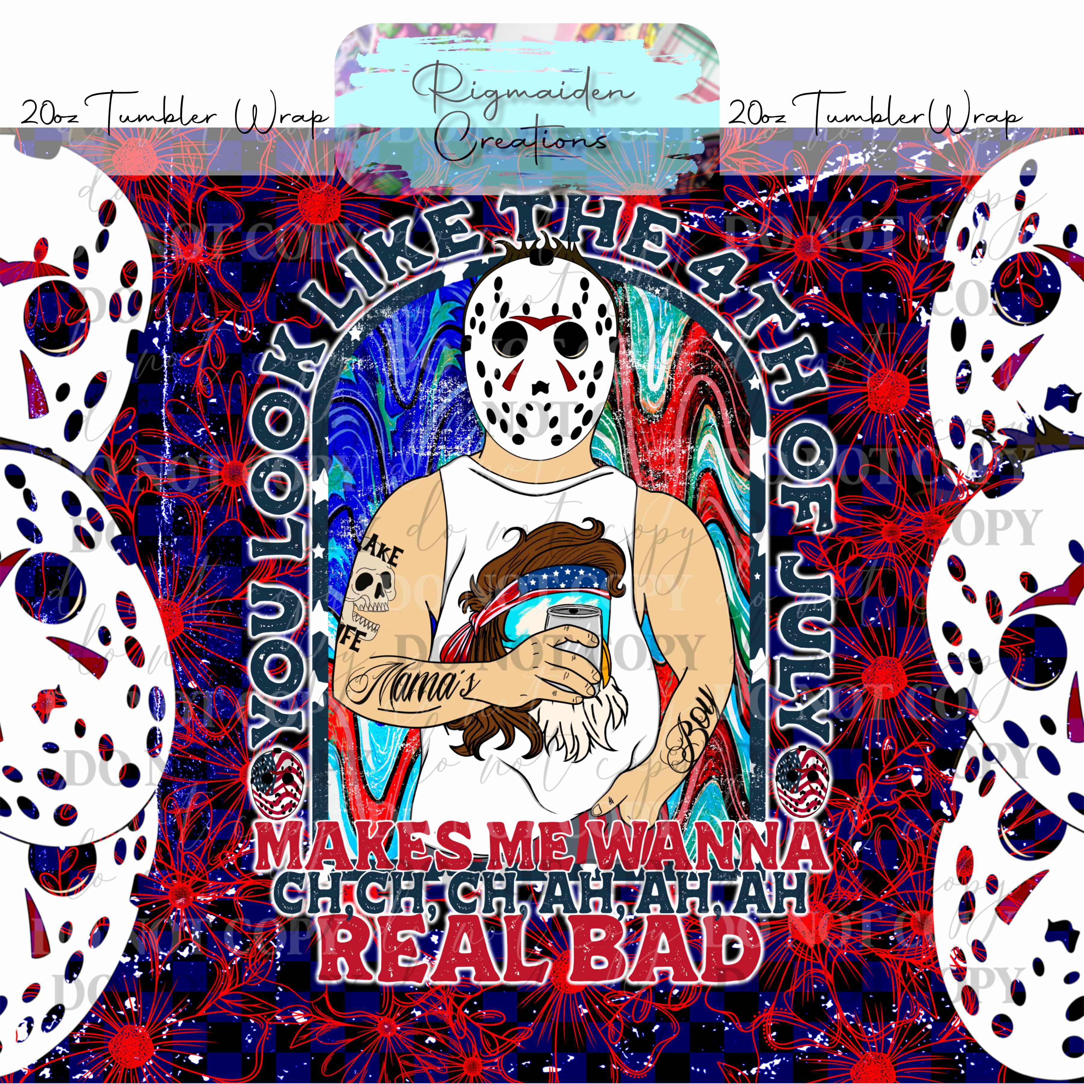 Slasher Summer Bash - 20oz Tumbler Wrap {Multiple}