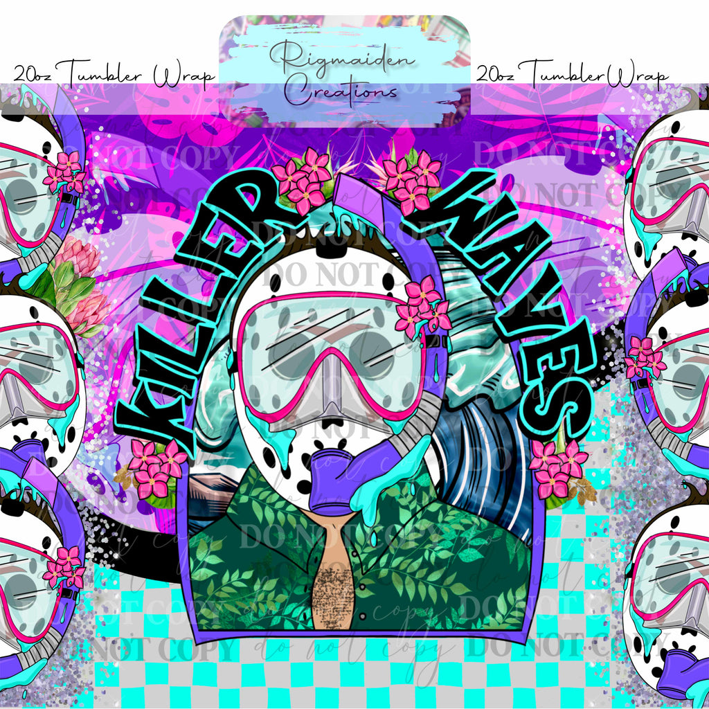 Slasher Summer Bash - 20oz Tumbler Wrap {Multiple}