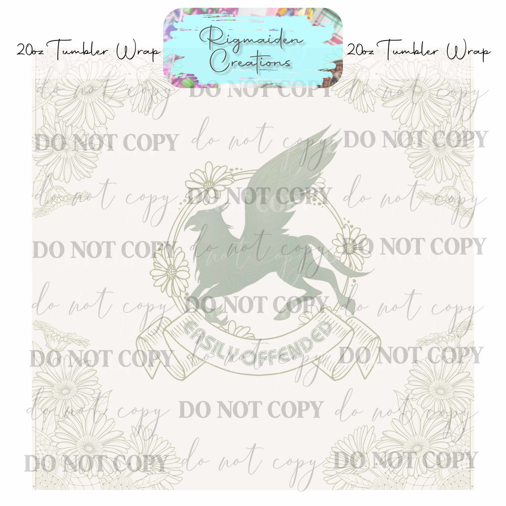 Wizard Broomstick and Creature - 20oz Tumbler Wrap {Multiple}