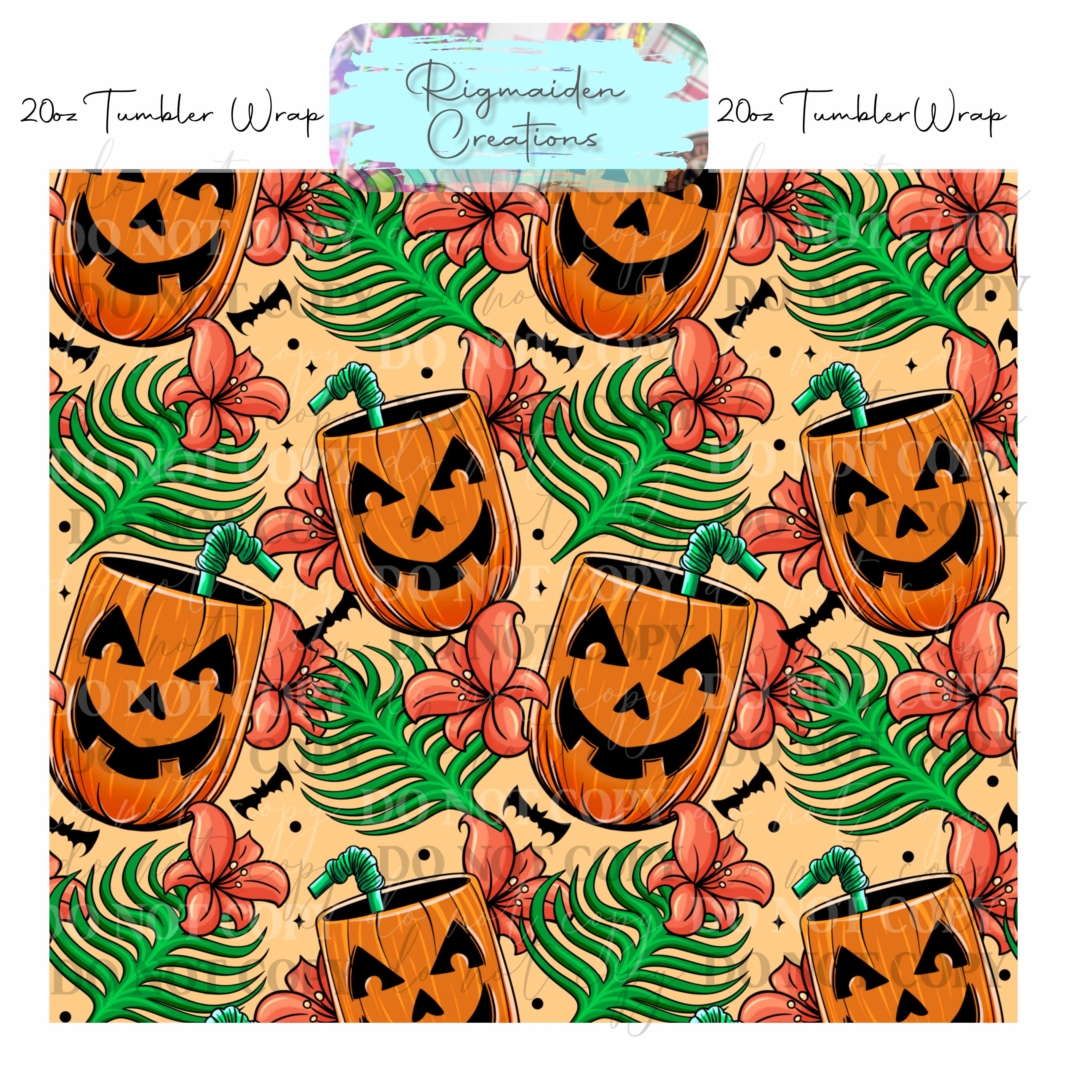 Tiki of Terror - 20oz Tumbler Wrap {Multiple}
