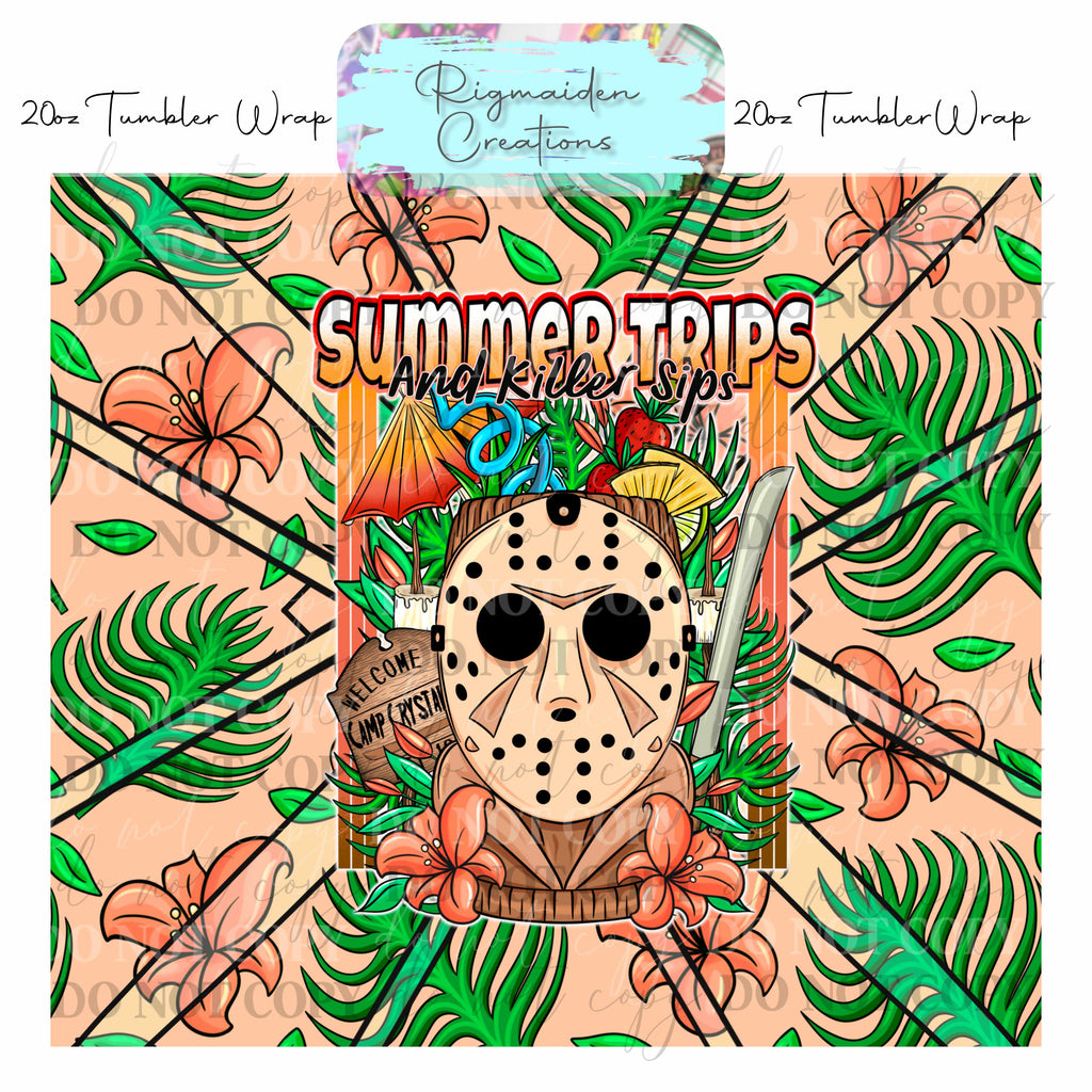 Tiki of Terror - 20oz Tumbler Wrap {Multiple}