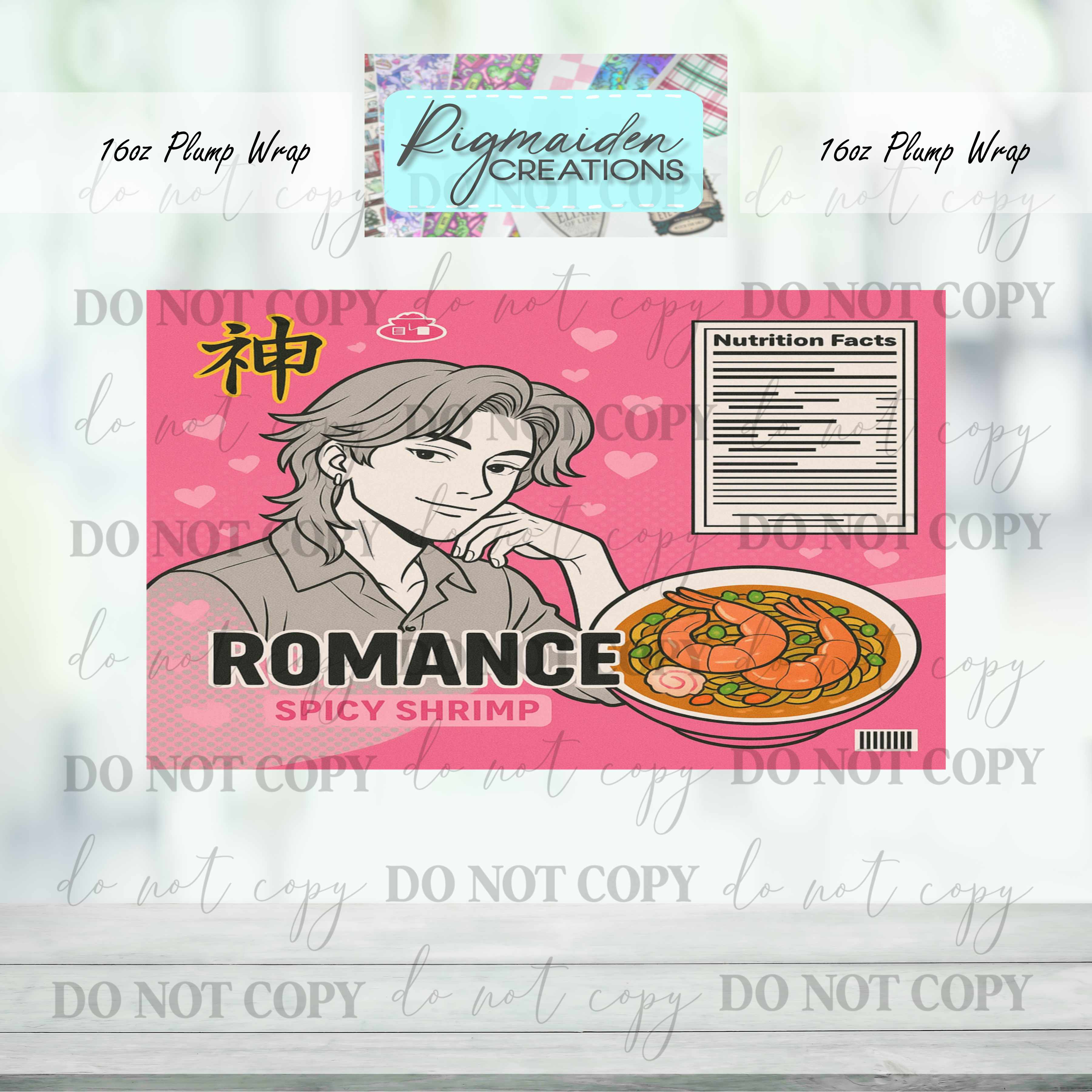Superstar Ramen Vinyl Wrap for 16oz Tipsy Plump