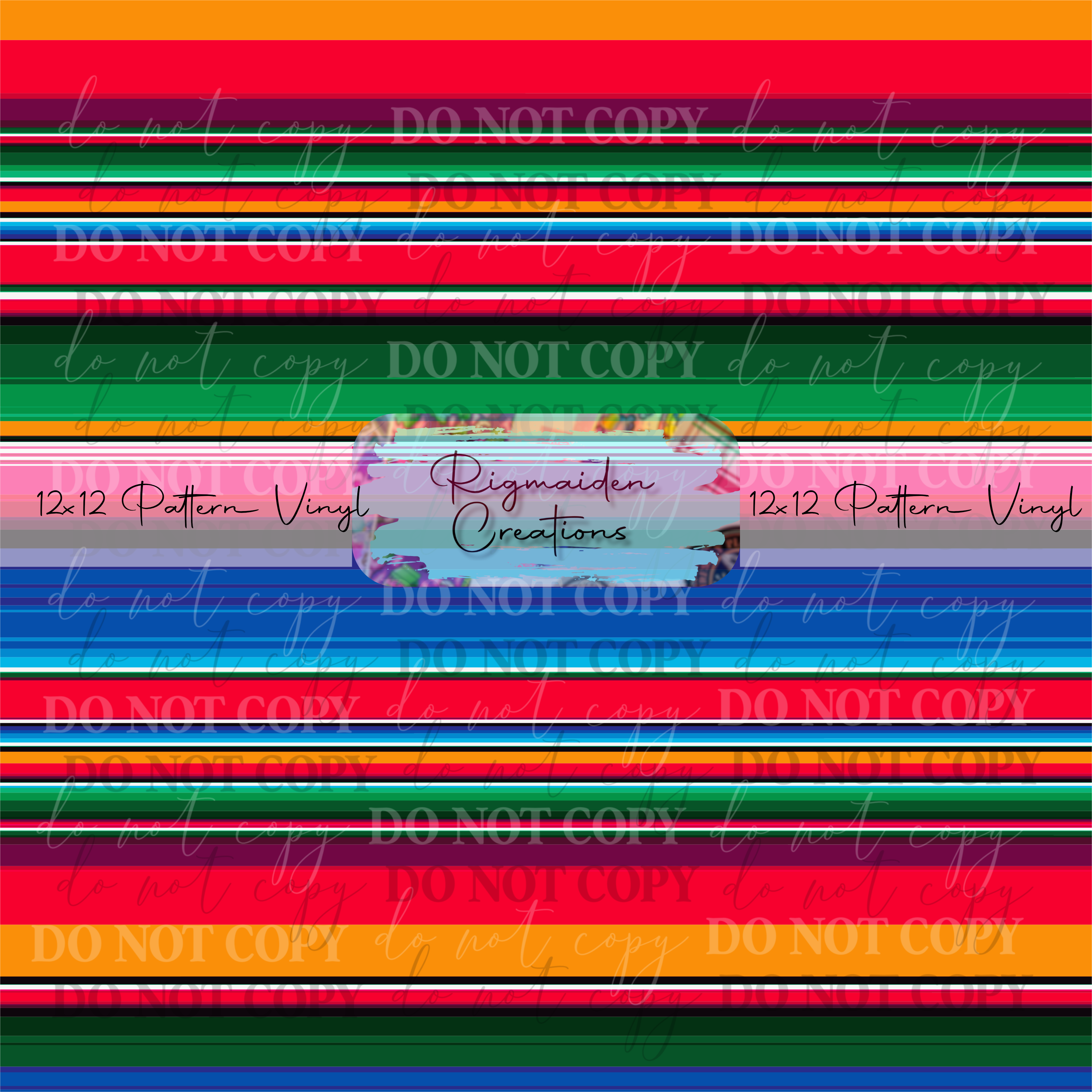 Mexican Serape Vinyl
