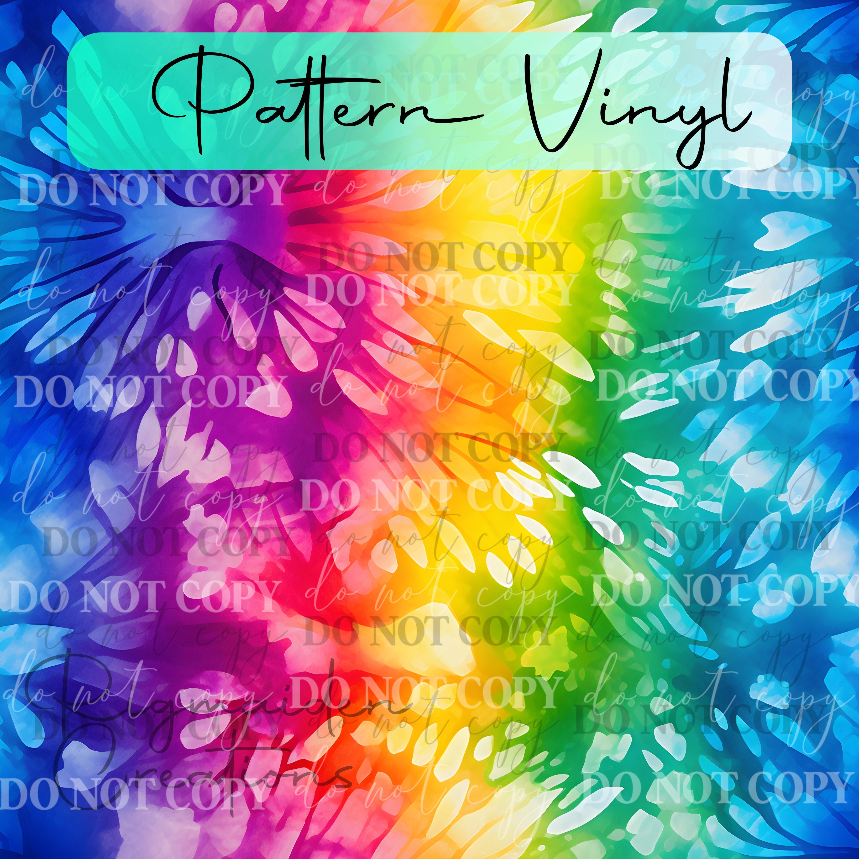 Rainbow Tie Dye 3 Vinyl