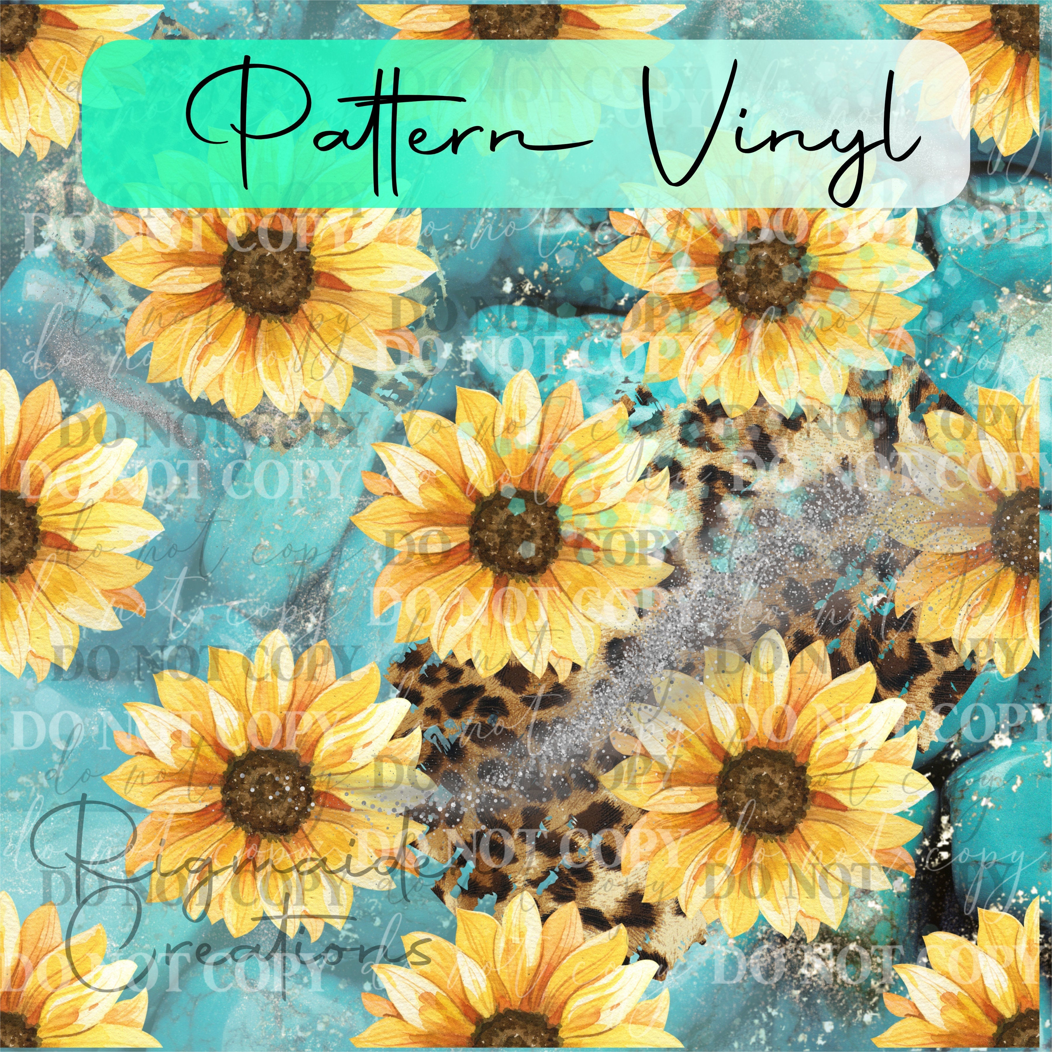 Sunflower Leopard Vinyl