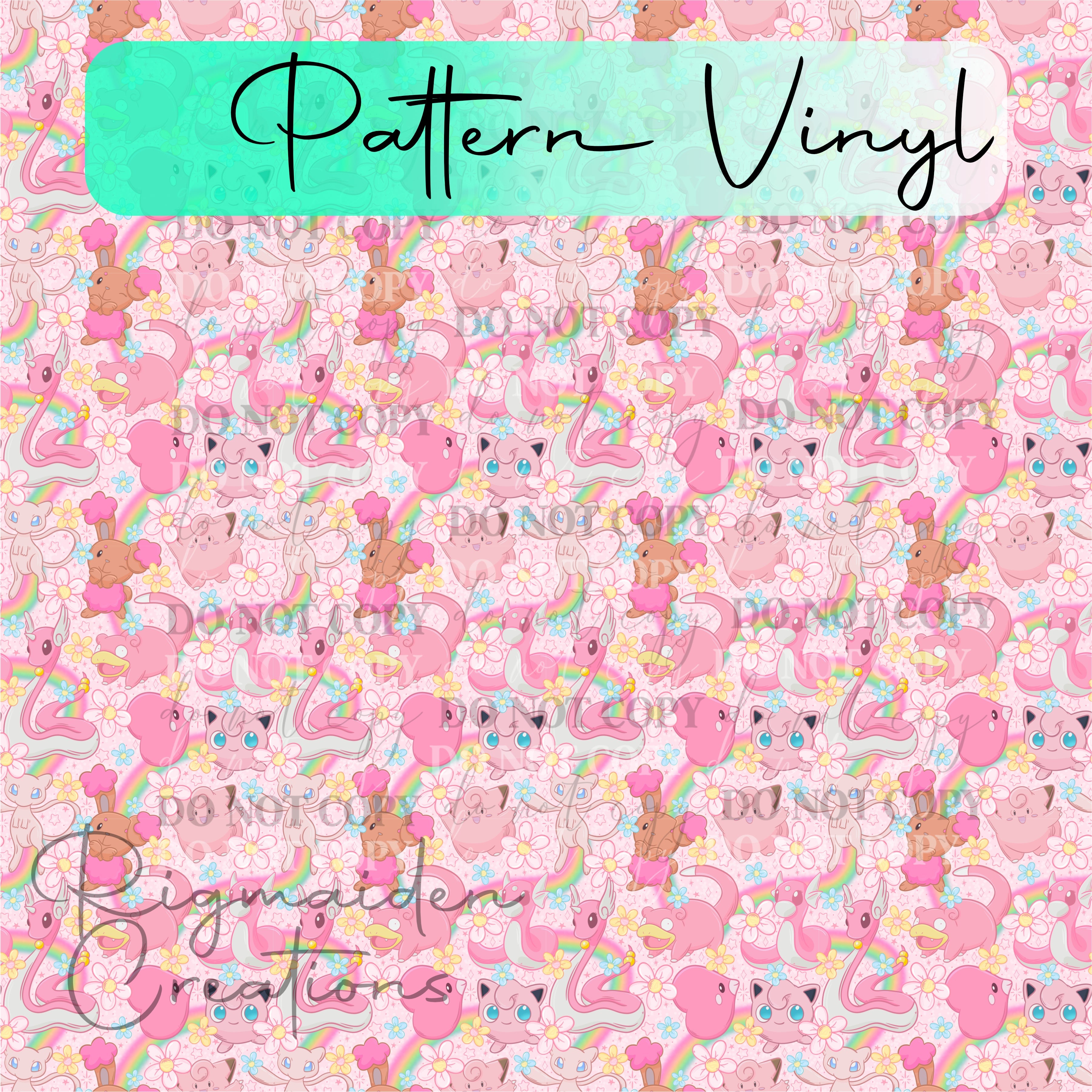 Pink Fairy Pokemon Vinyl