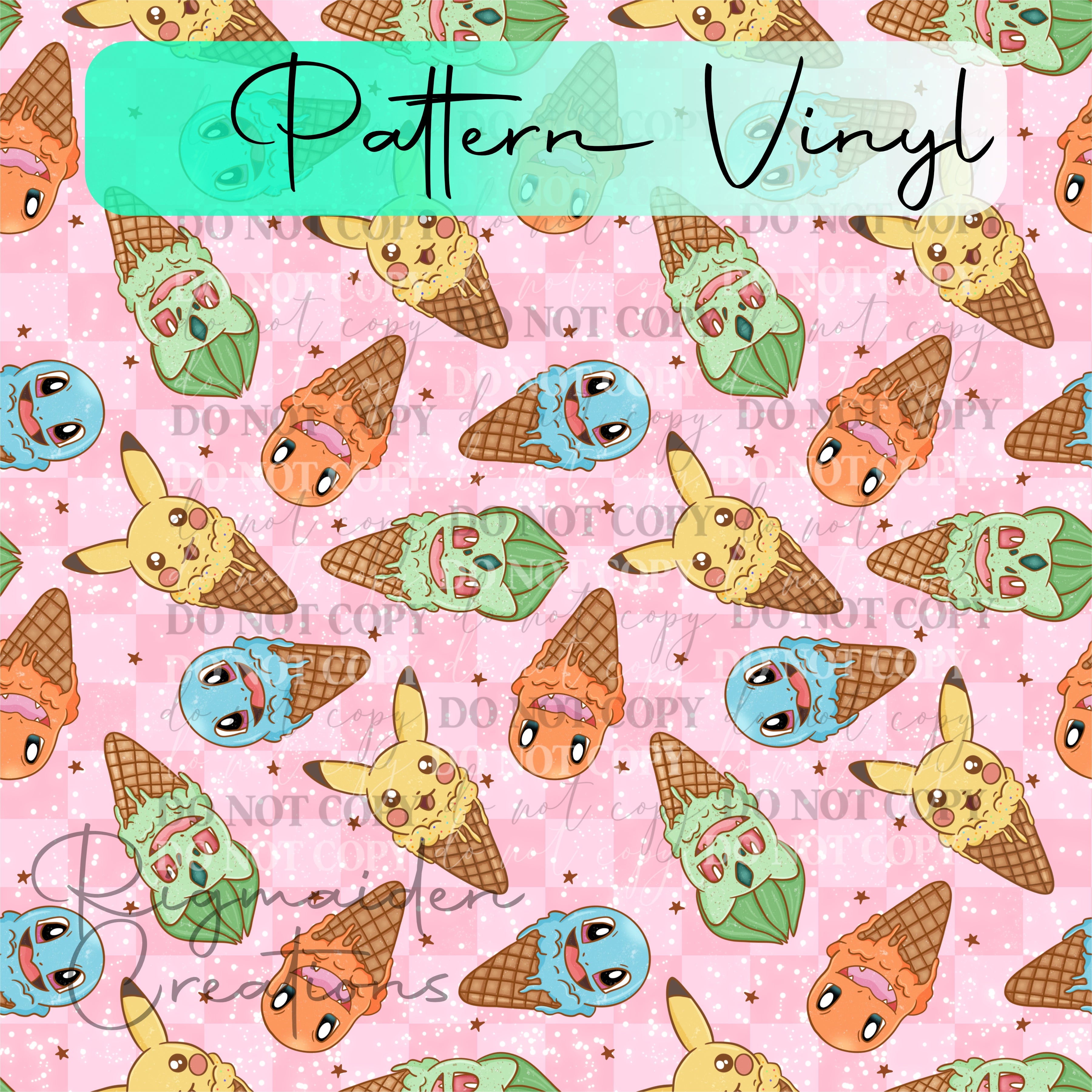 Pokemon Ice Cream Pink Vinyl