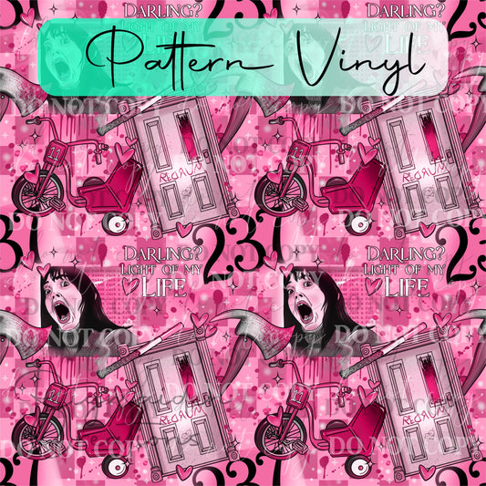Horror Romance Pattern Vinyl - 12x12