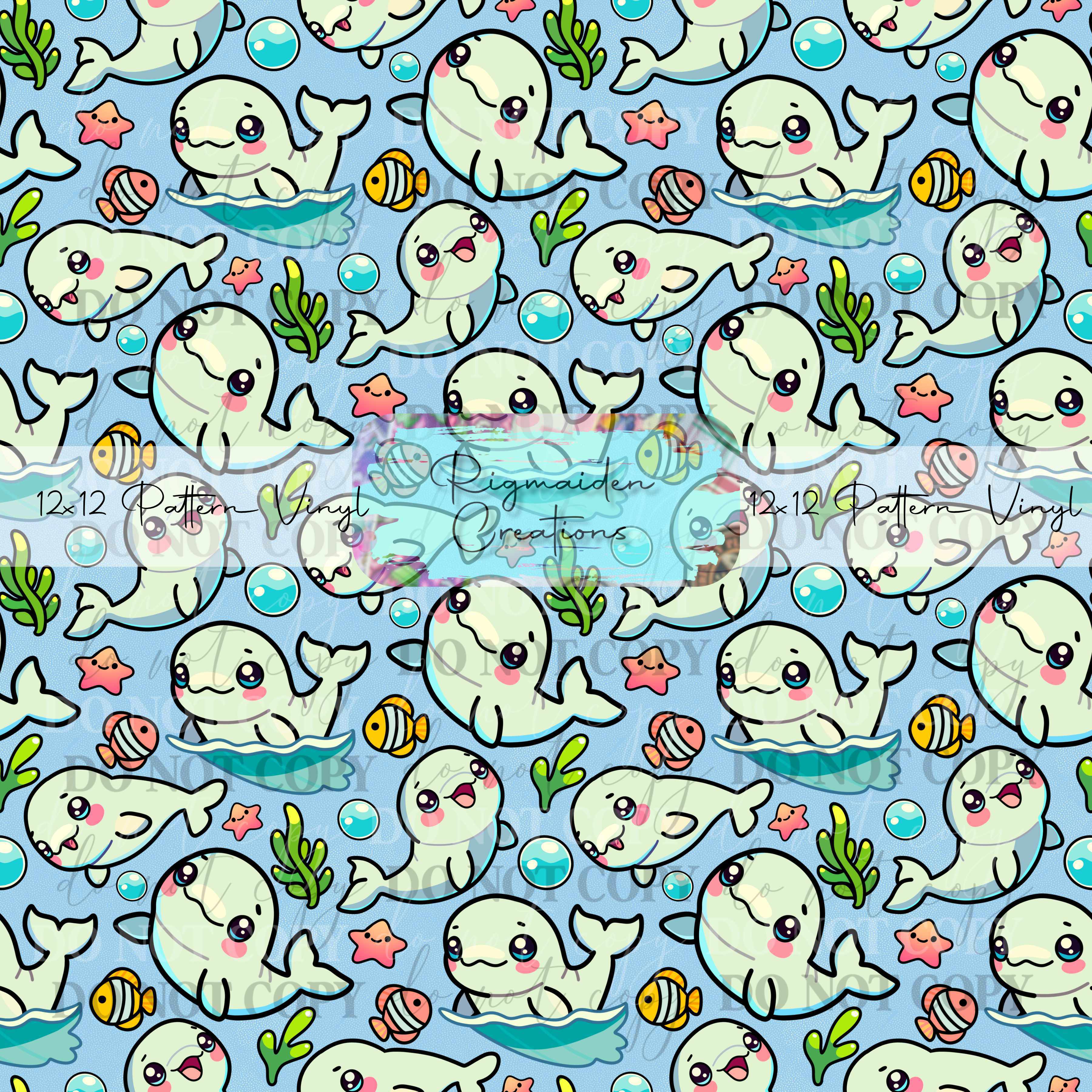 Cute Belugas Vinyl