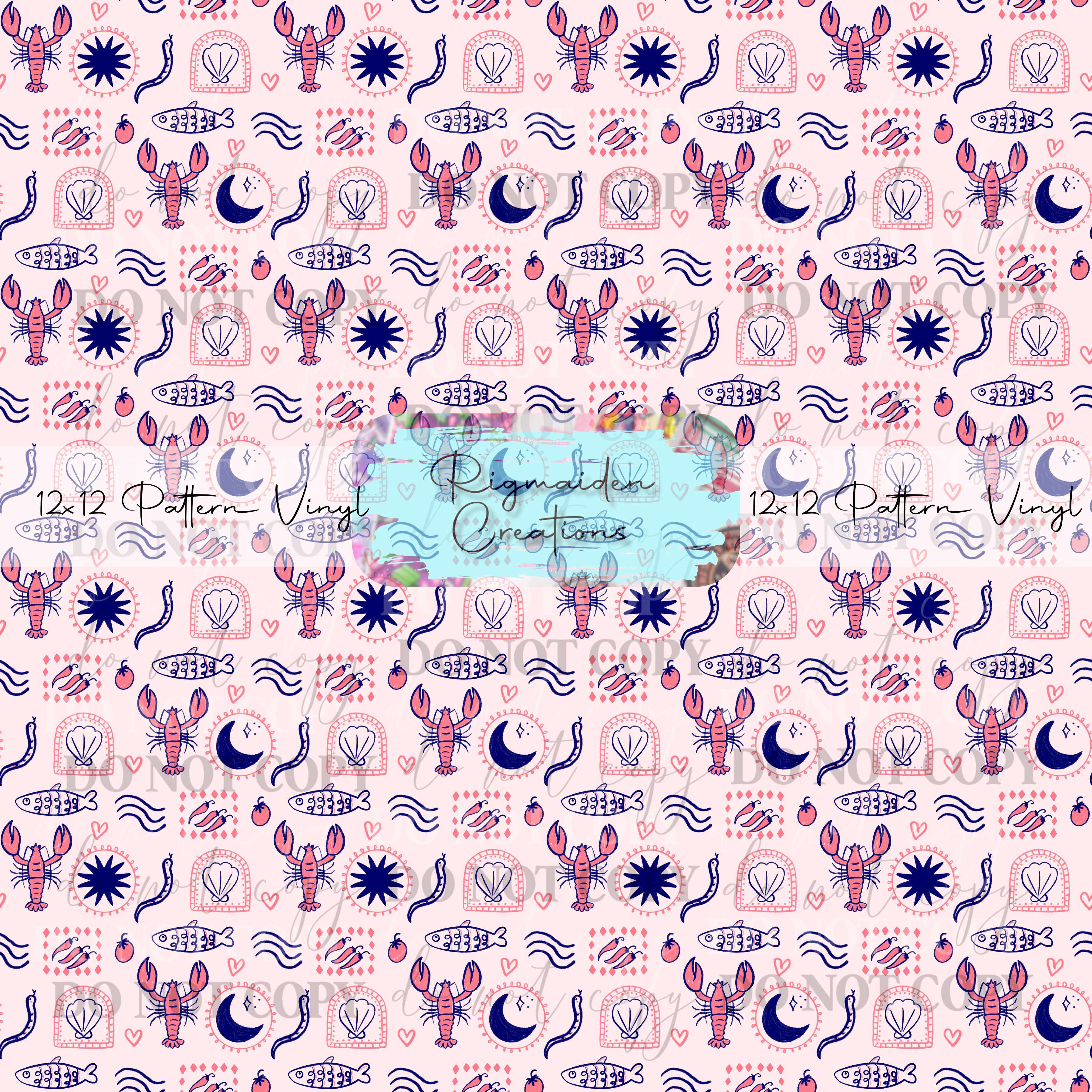Whimsical Amalfi Sea Life Vinyl